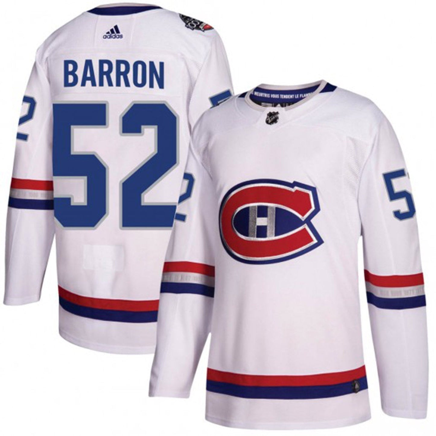 Justin Barron Montreal Canadiens 52 Jersey
