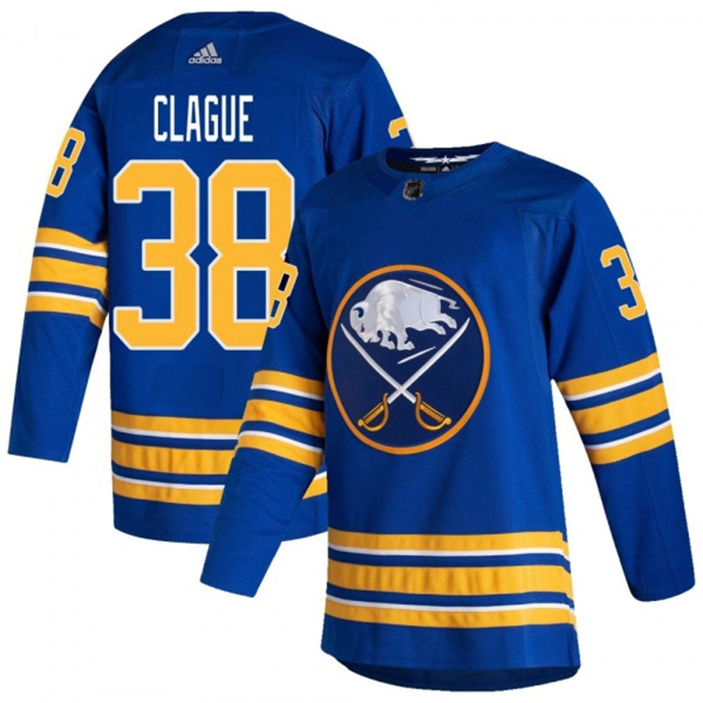 Kale Clague Buffalo Sabres 38 Jersey