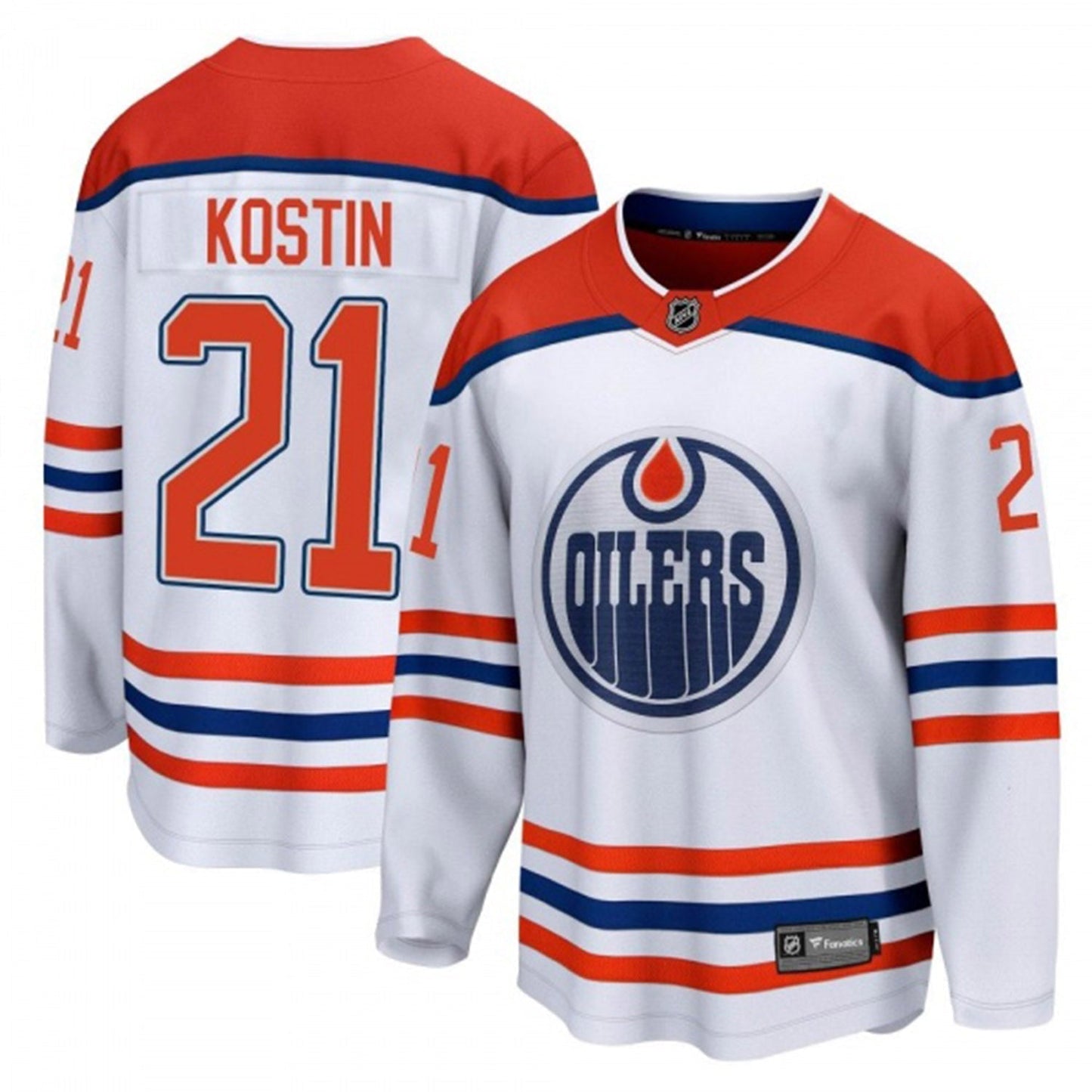Klim Kostin Edmonton Oilers 21 Jersey