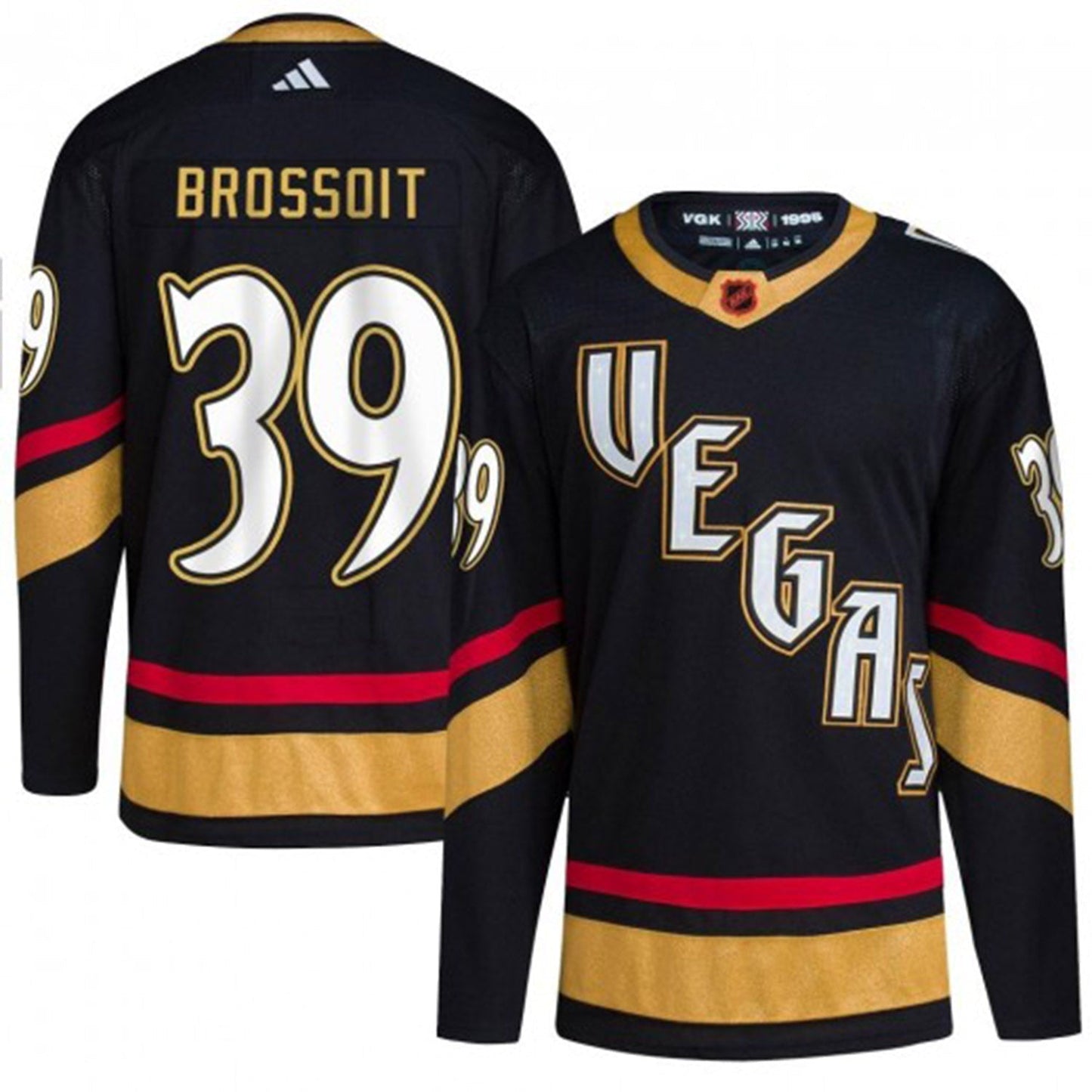 Laurent Brossoit Vegas Golden Knights 39 Jersey