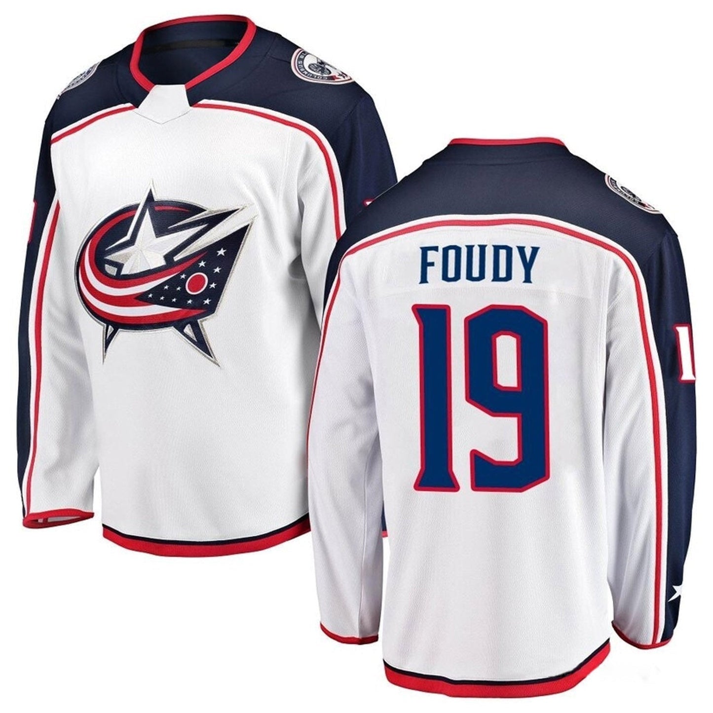 Liam Foudy Columbus Blue Jackets 19 Jersey