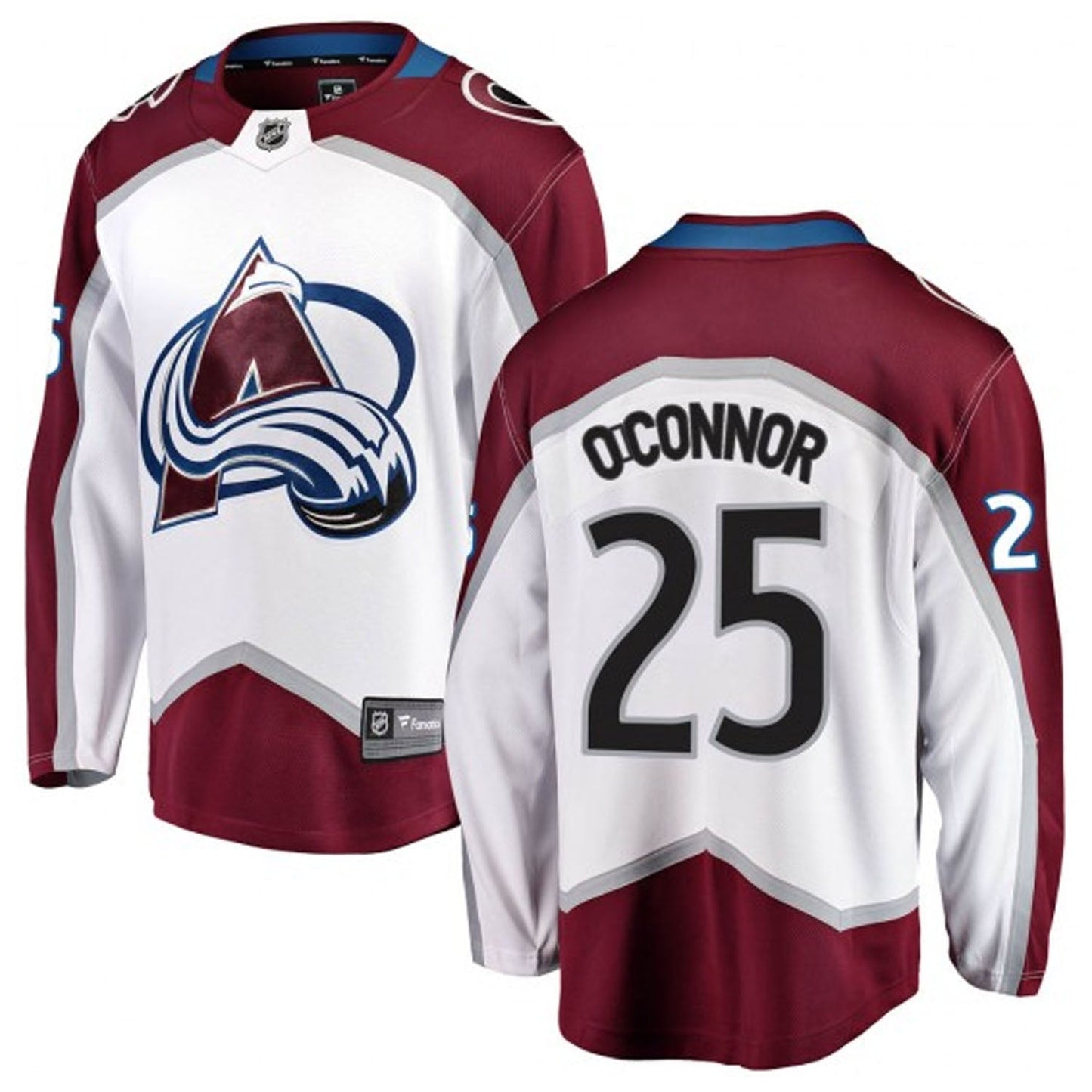Logan O'Connor Colorado Avalanche 25 Jersey
