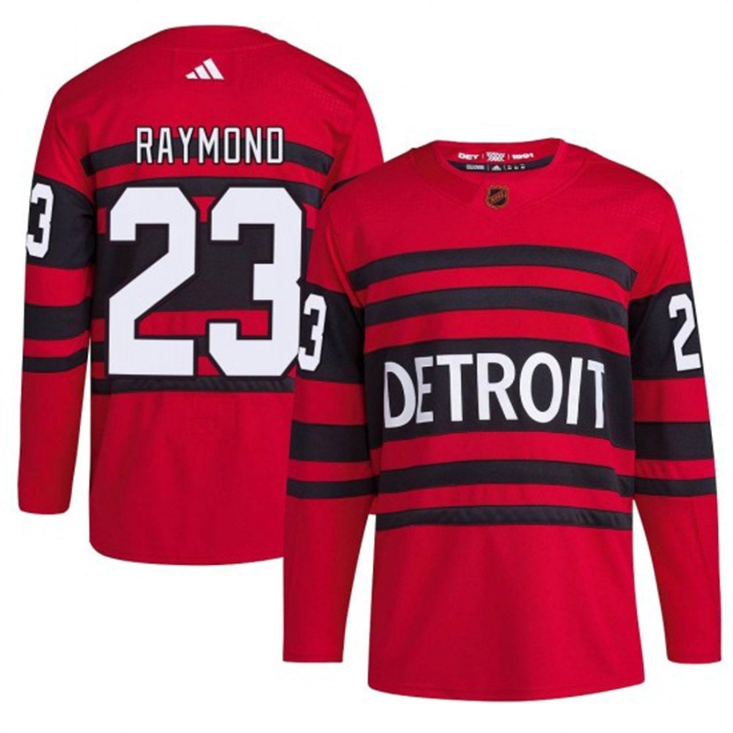 Lucas Raymond Detroit Red Wings 23 Jersey
