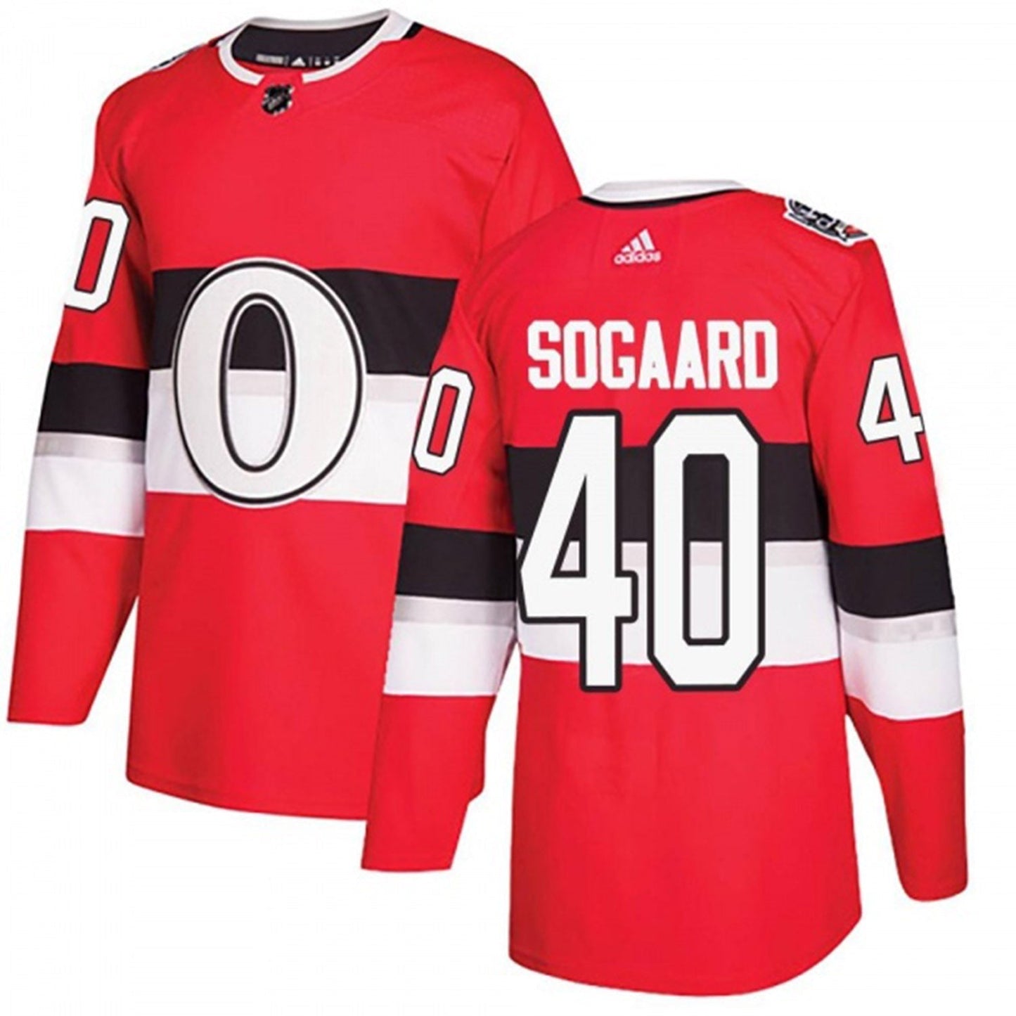 Mads Sogaard Chicago Blackhawks 40 Jersey