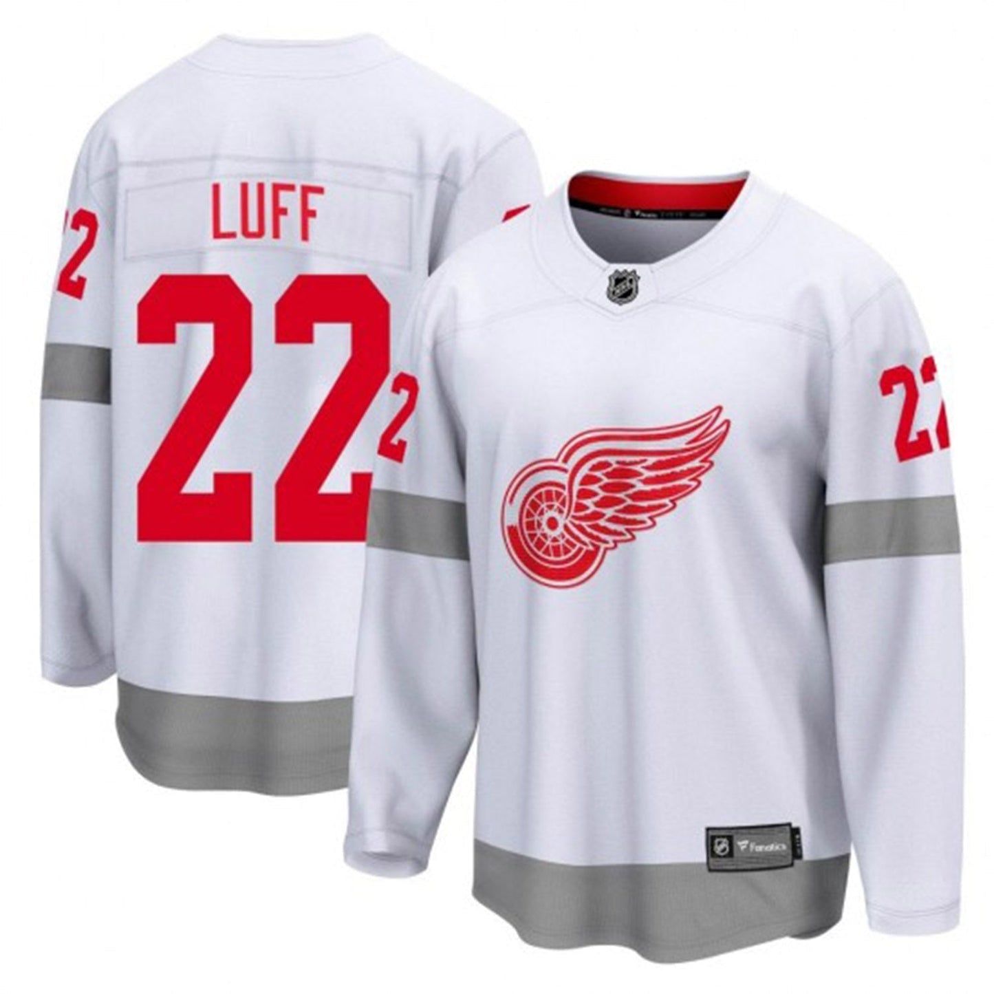Matt Luff Detroit Red Wings 22 Jersey