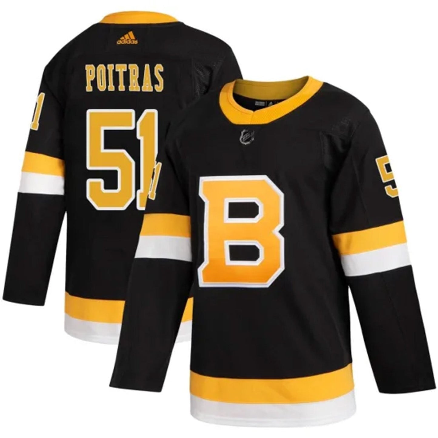 Matthew Poitras Bostin Bruins 51 Jersey