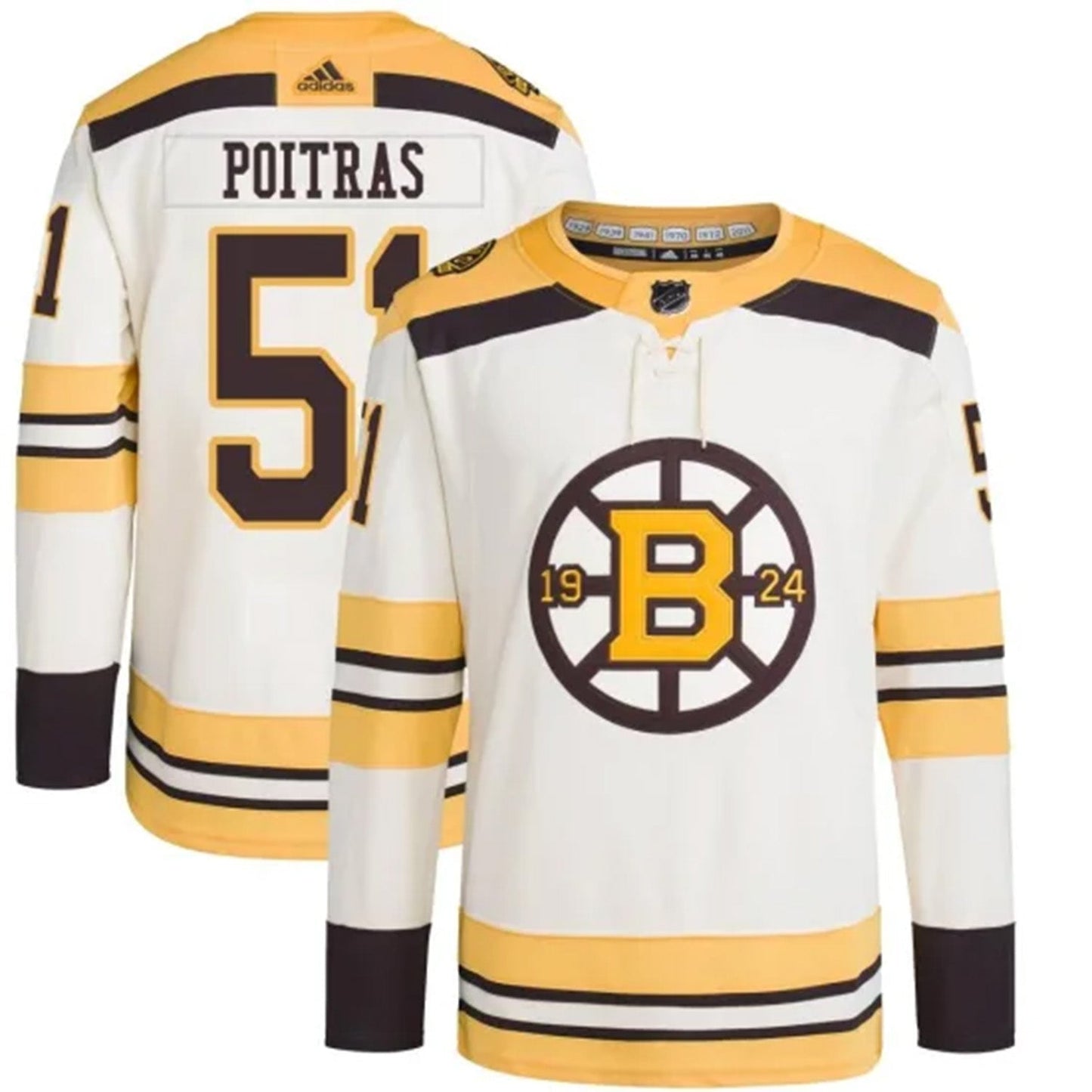 Matthew Poitras Bostin Bruins 51 Jersey
