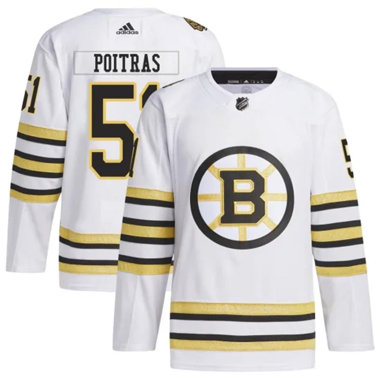 Matthew Poitras Bostin Bruins 51 Jersey