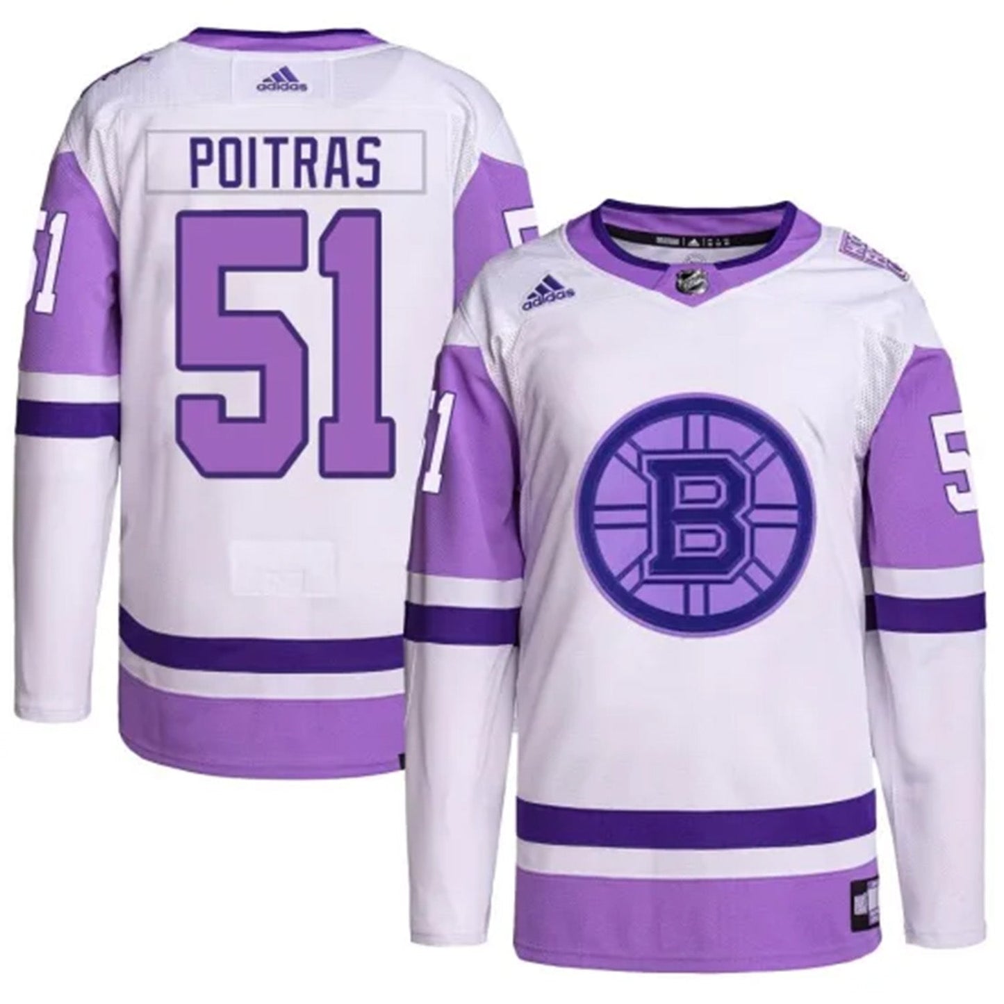Matthew Poitras Bostin Bruins 51 Jersey