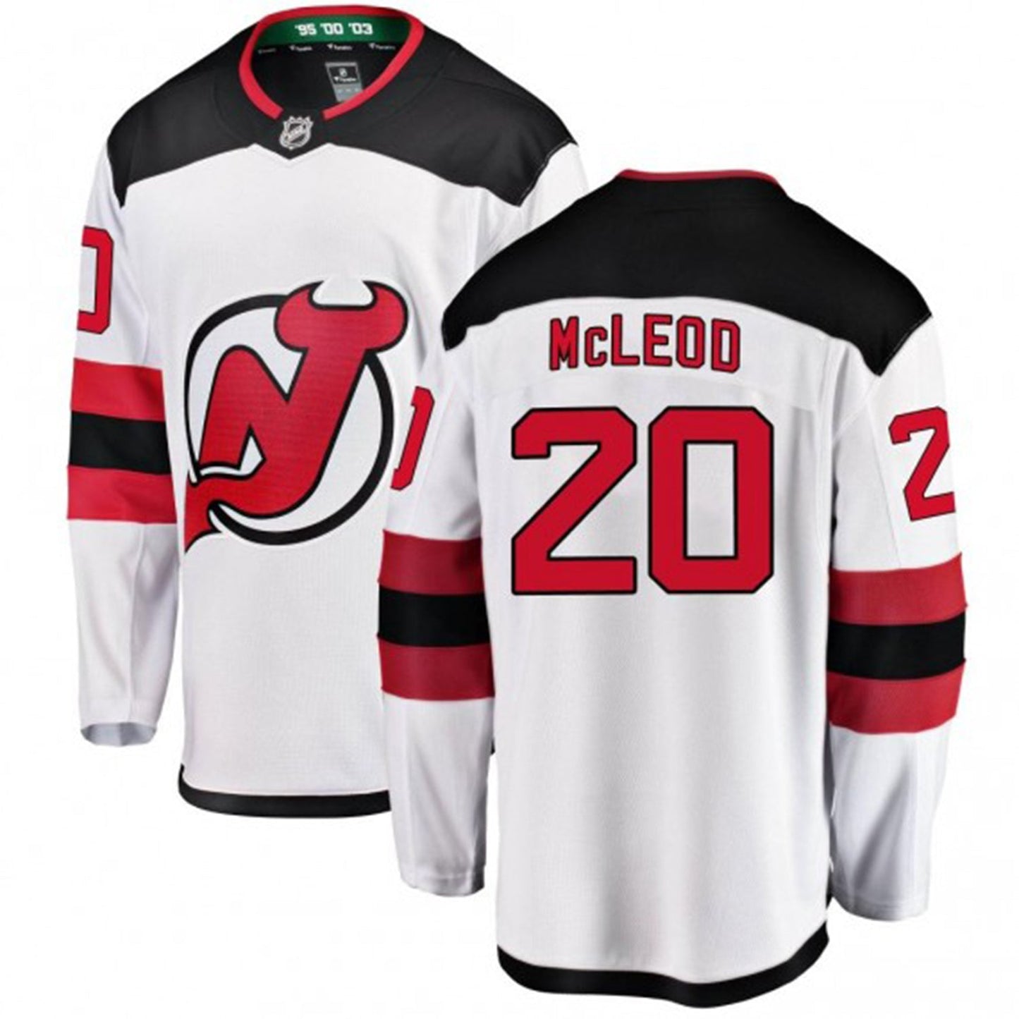 Michael Mcleod New Jersey Devils 20 Jersey