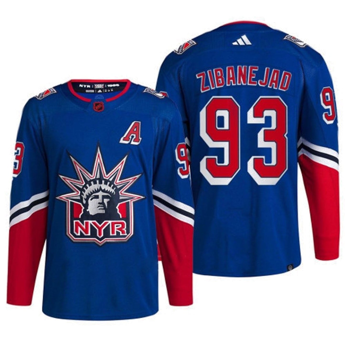 Mika Zibanejad New York Rangers 93 Jersey