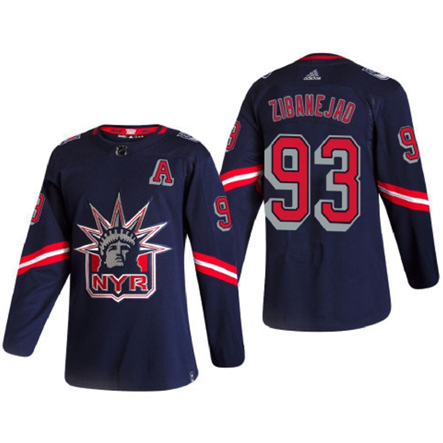 Mika Zibanejad New York Rangers 93 Jersey