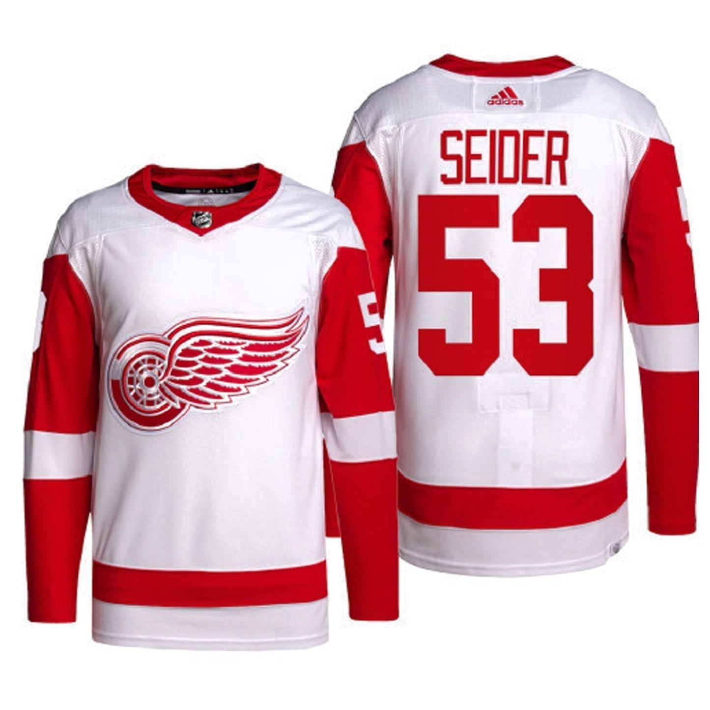 Moritz Seider Detroit Red Wings 53 Jersey