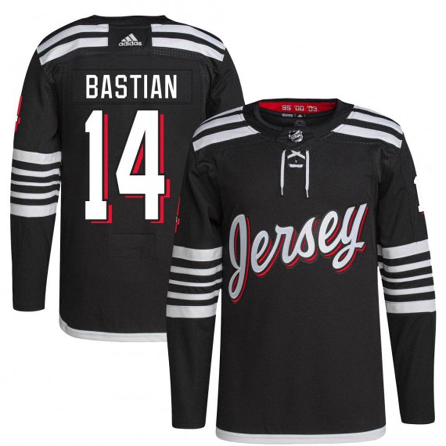 Nathan Bastian New Jersey Devils 42 Jersey
