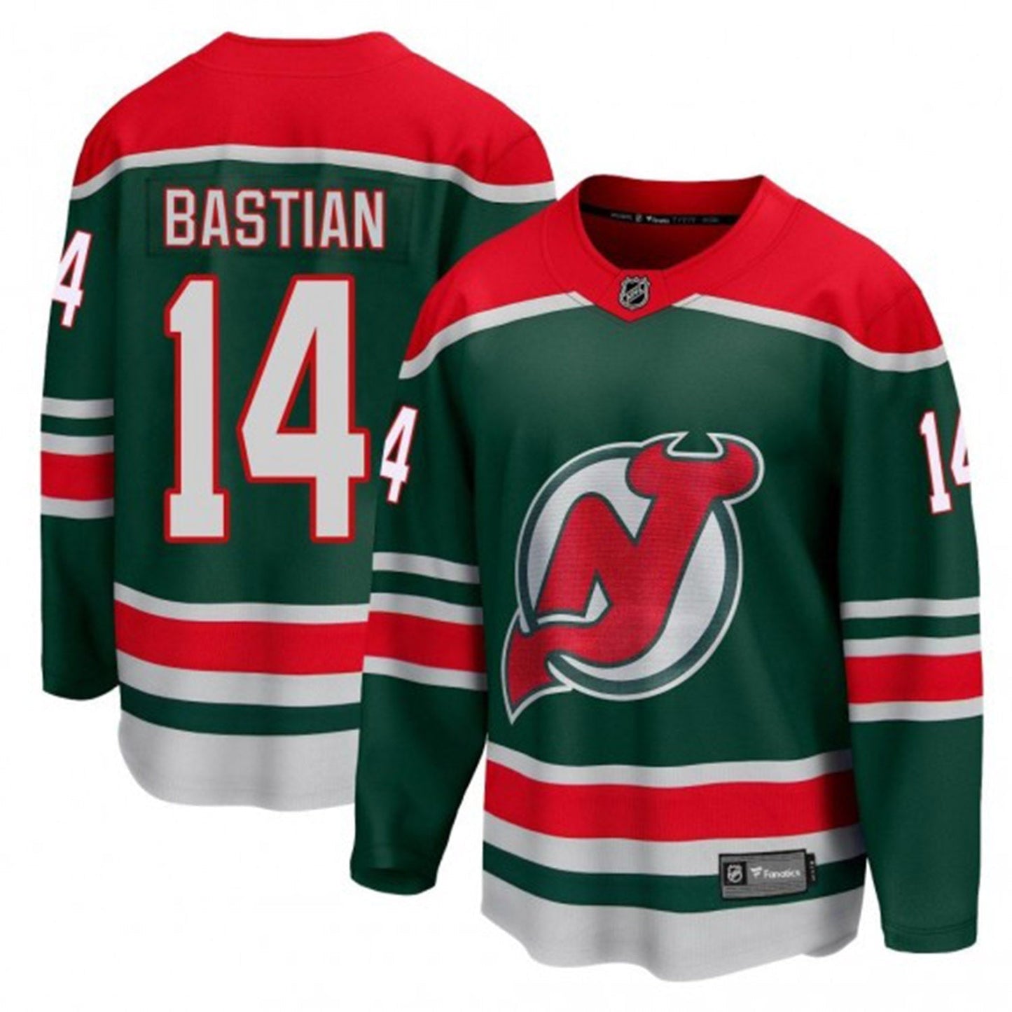 Nathan Bastian New Jersey Devils 42 Jersey