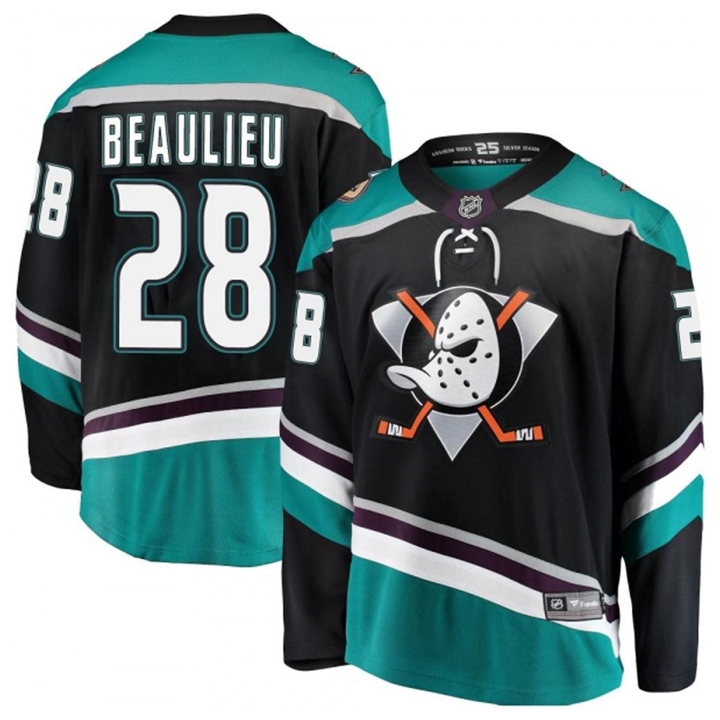 Nathan Beaulieu Anaheim Ducks 28 Jersey