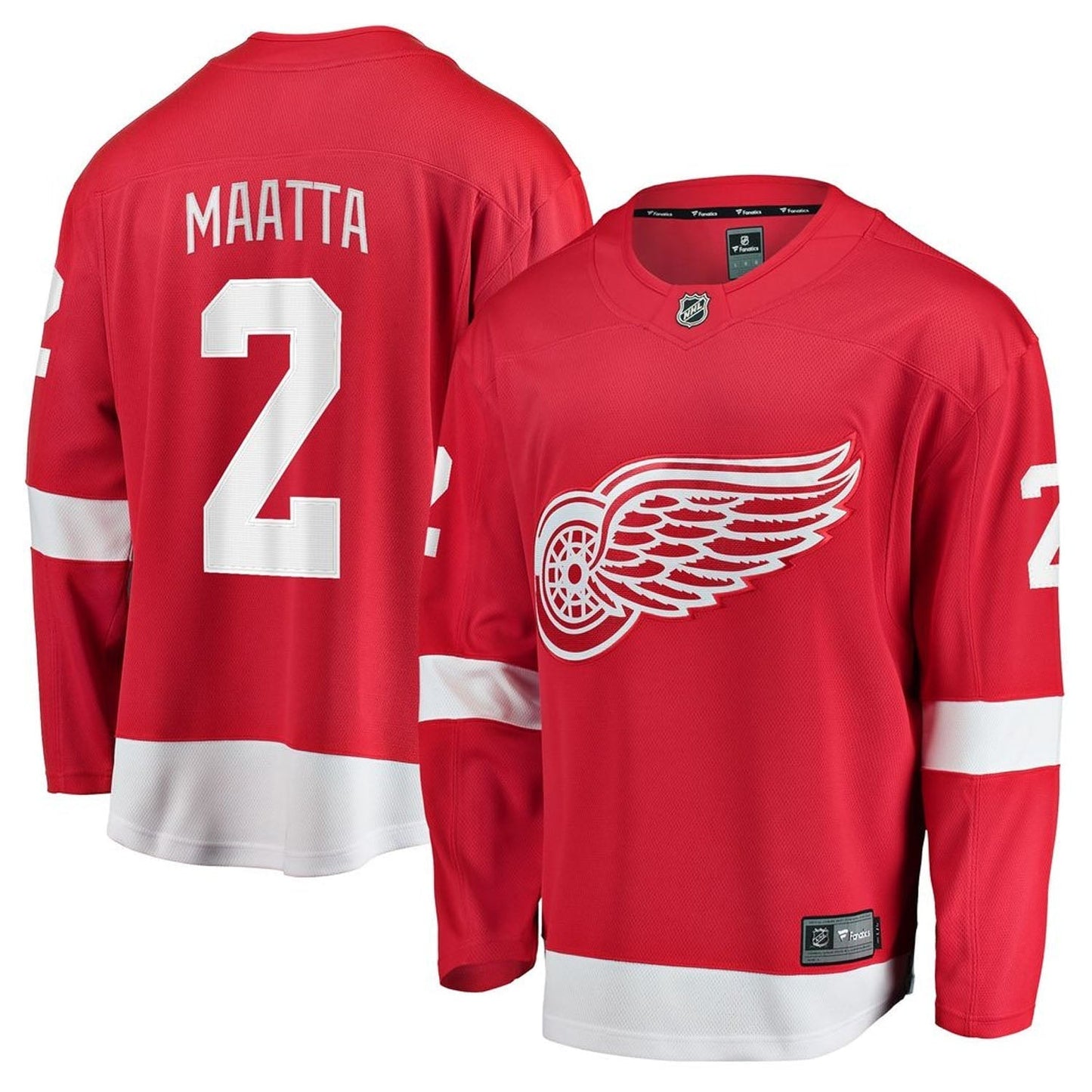 Olli Maata Detroit Red Wings 2 Jersey