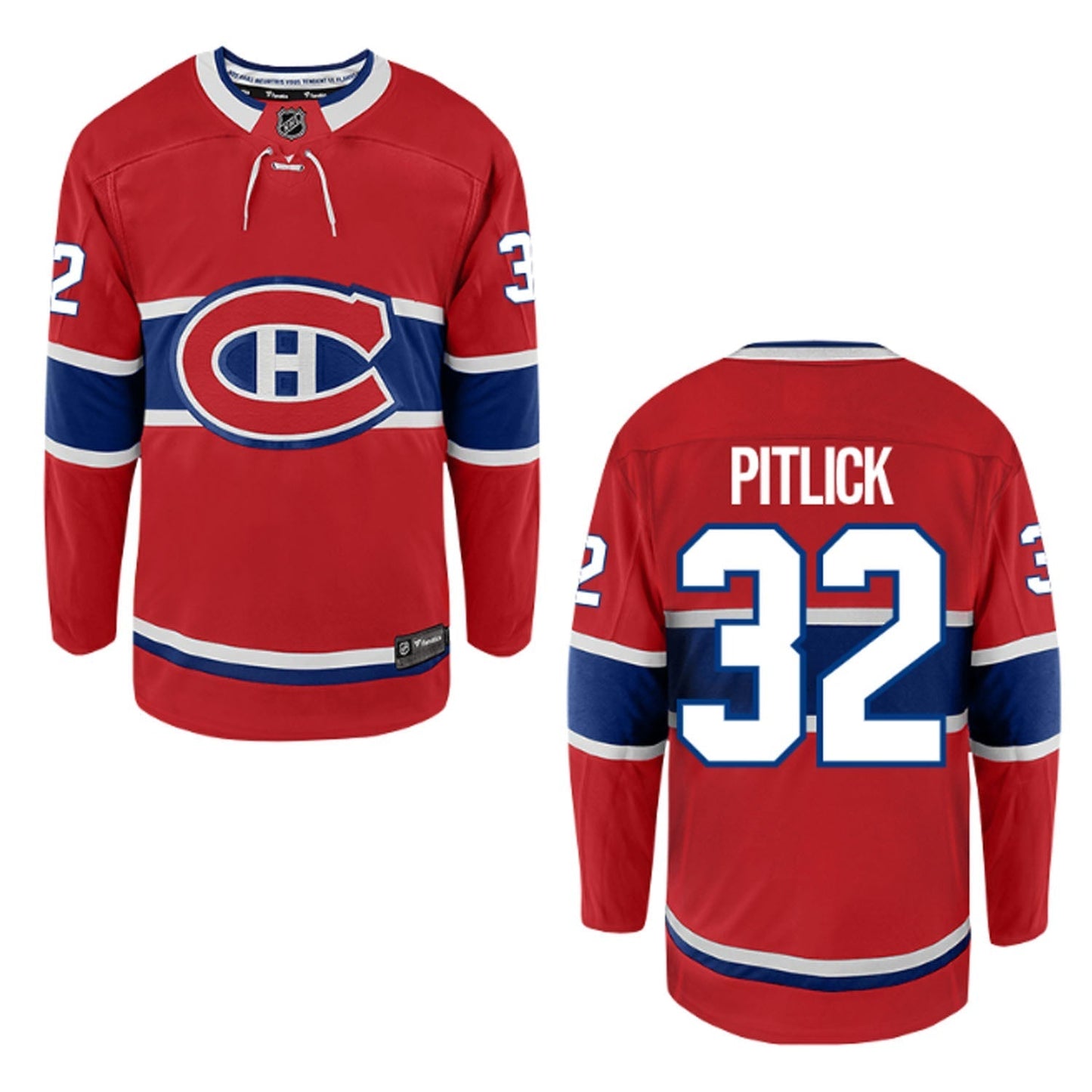 Rem Pitlick Montreal Canadiens 32 Jersey