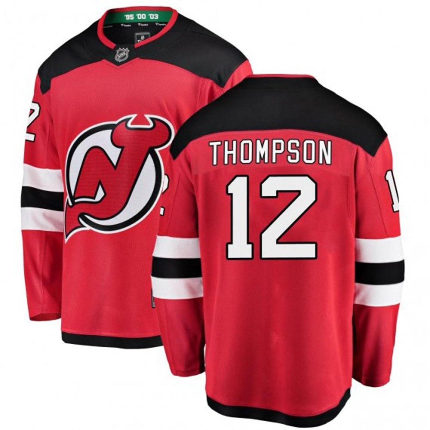 Tyce Thompson New Jersey Devils 12 Jersey