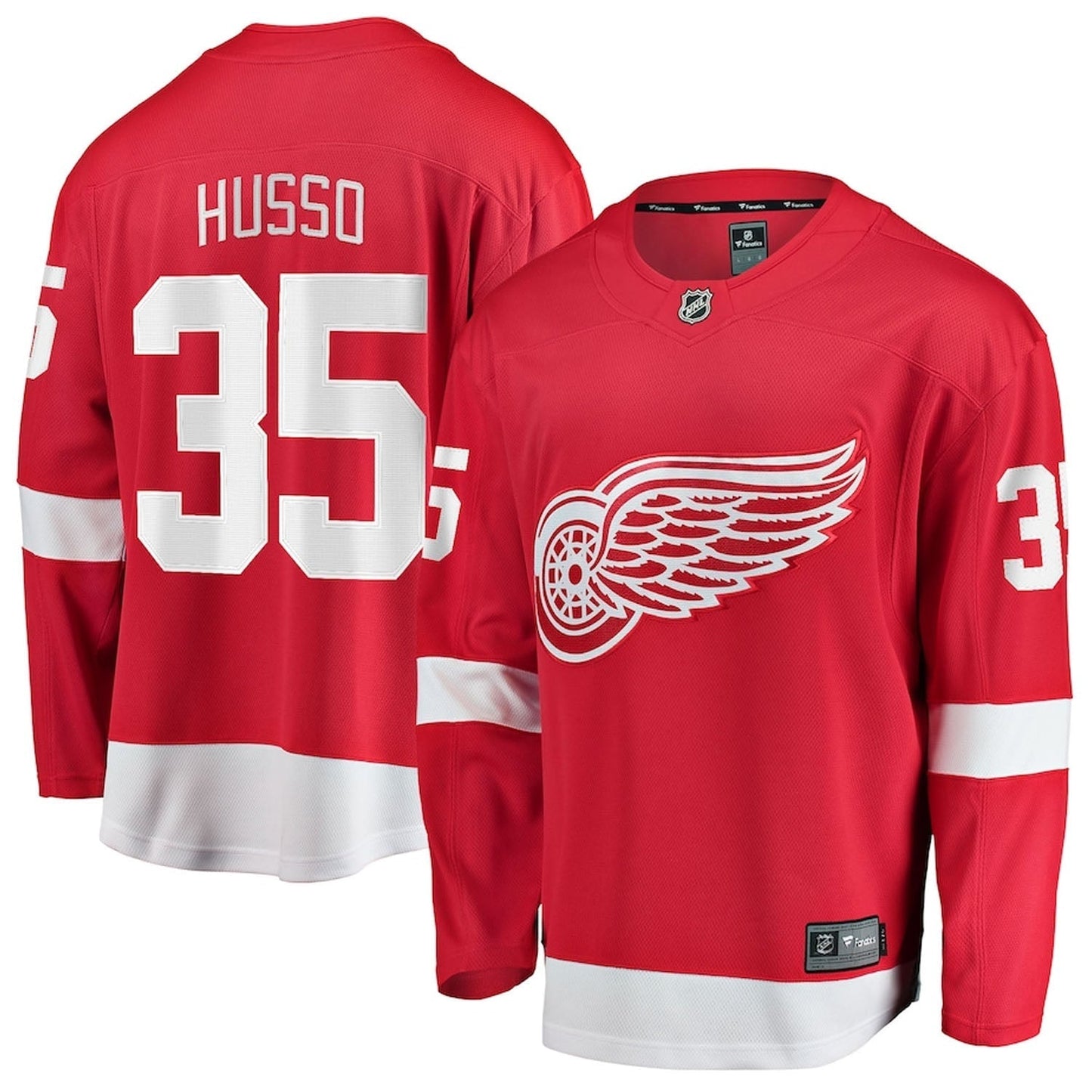 Ville Husso Detroit Red Wings 35 Jersey