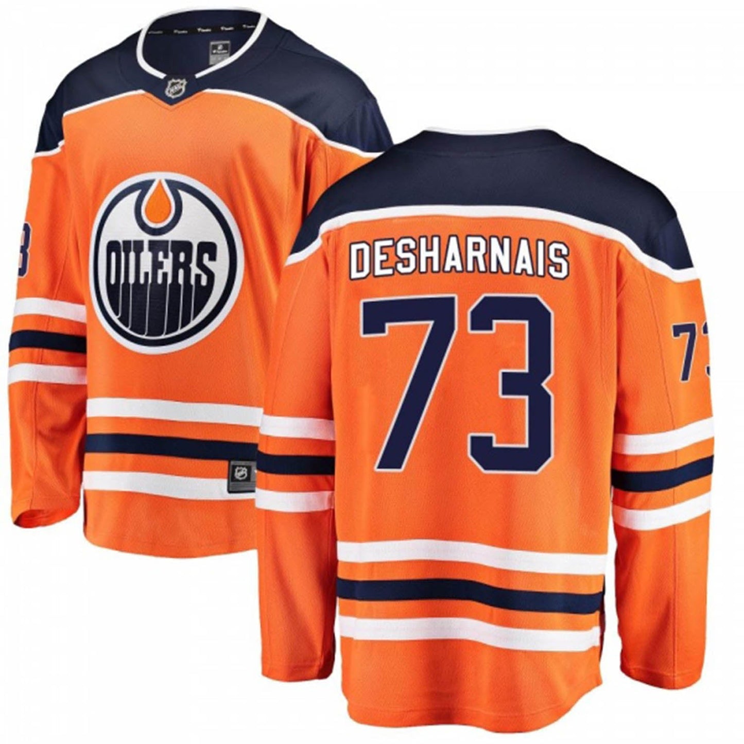 Vincent Desharnais Edmonton Oilers 73 Jersey