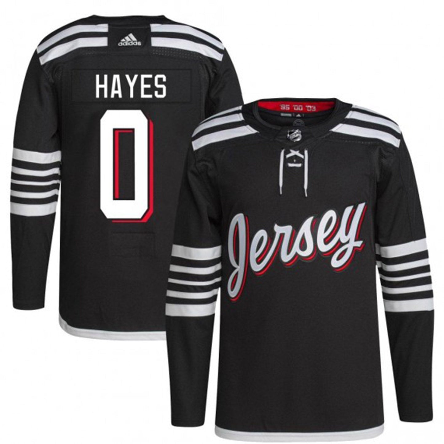 Zachary Hayes New Jersey Devils 0 Jersey