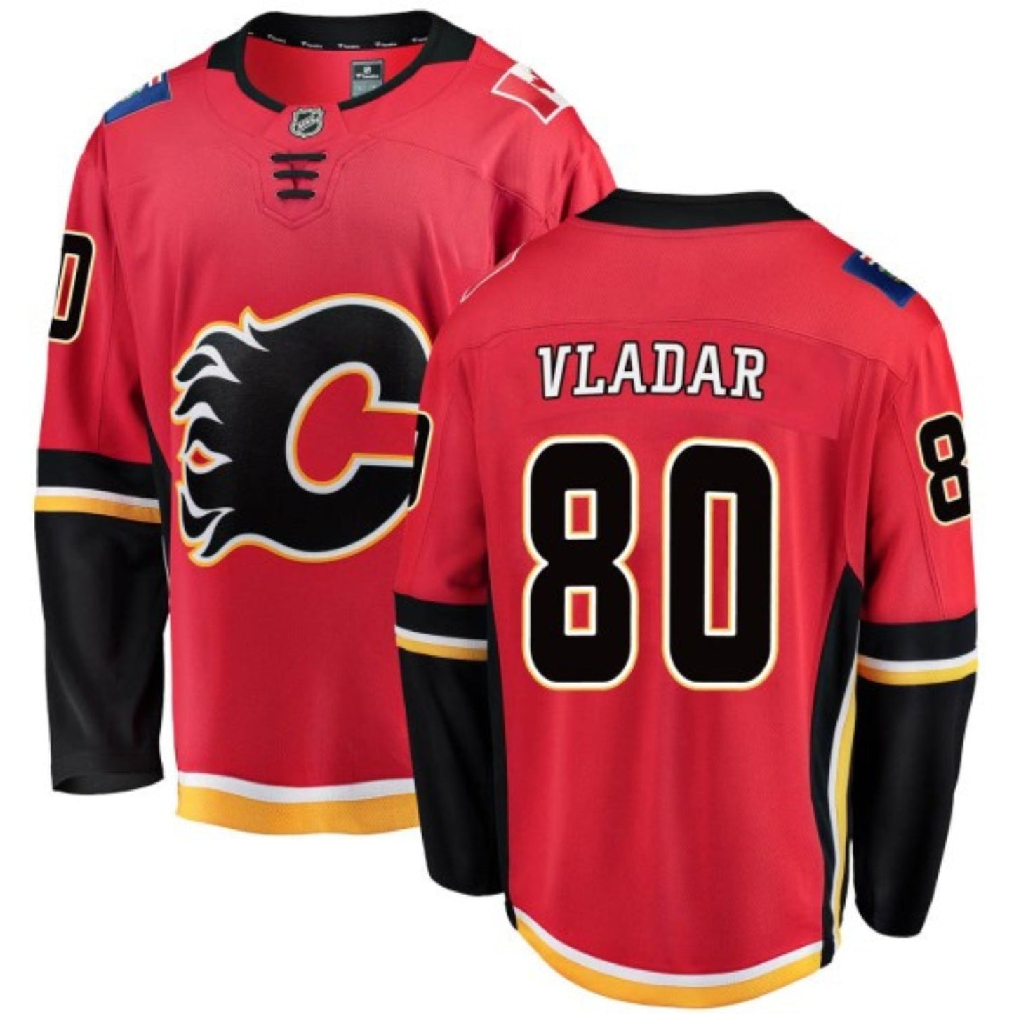 Dan Vladar Calgary Flames 80 Jersey