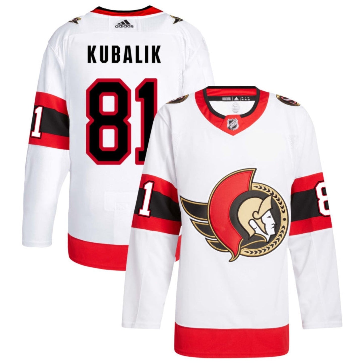 Dominik Kubalik Ottawa Senators 81 Jersey