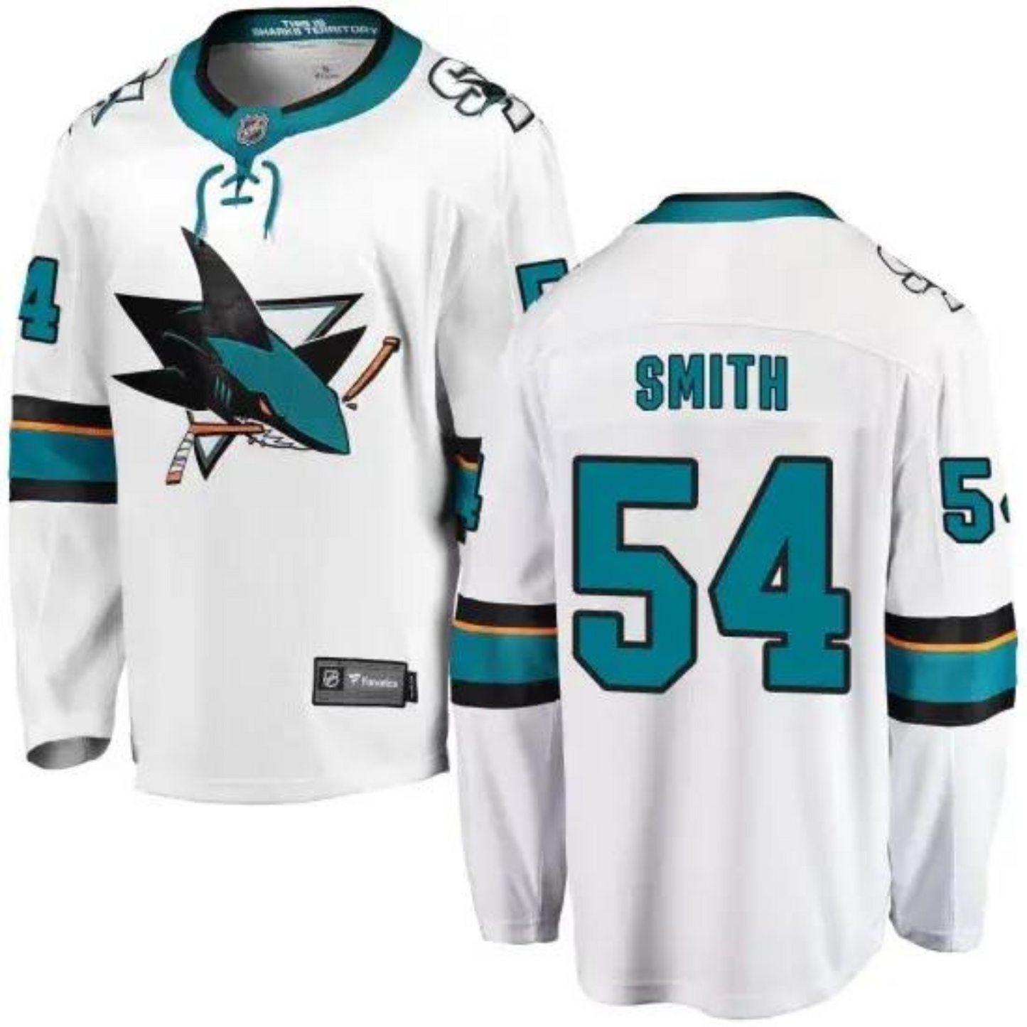 Givani Smith San Jose Sharks 54 Jersey