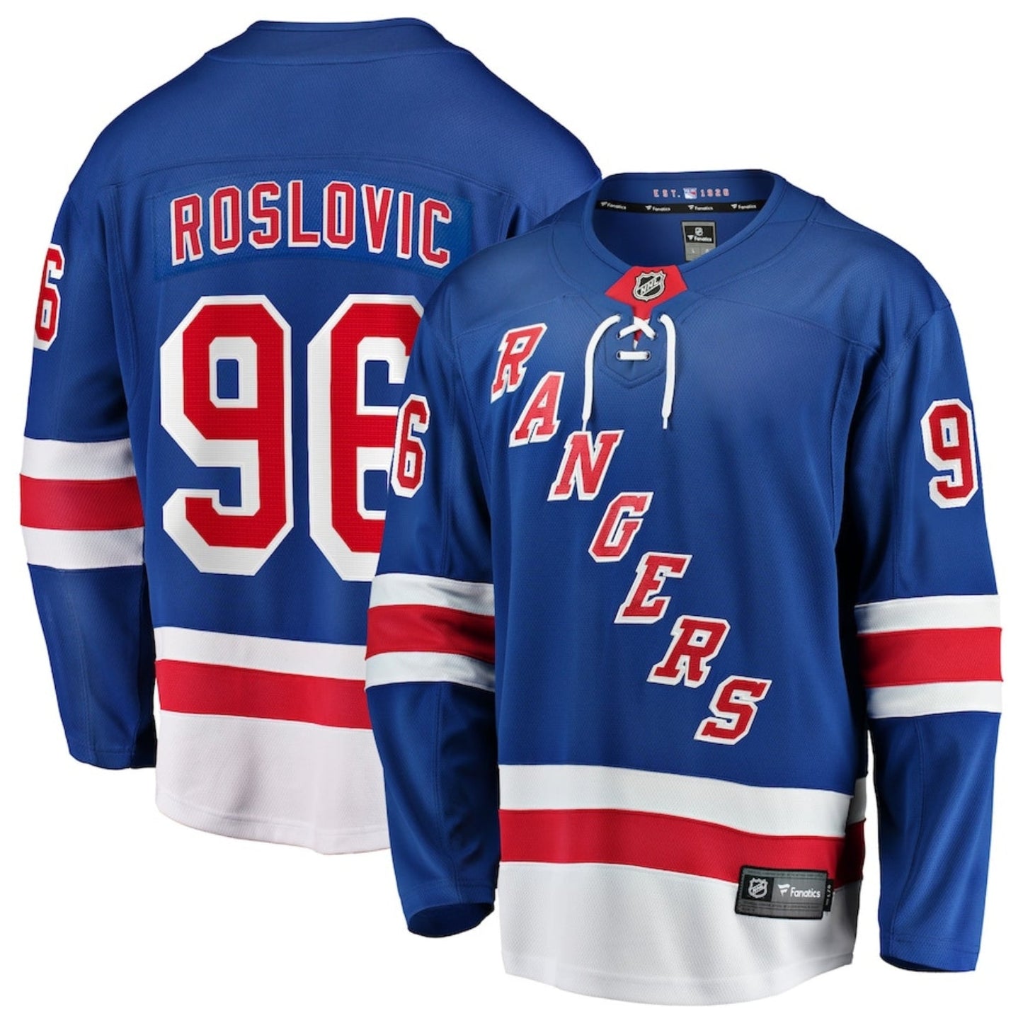 Jack Roslovic New York Rangers 96 Jersey