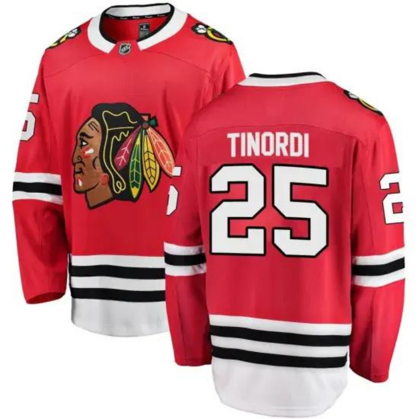 Jarred Tinordi Chicago Blackhawks 25 Jersey