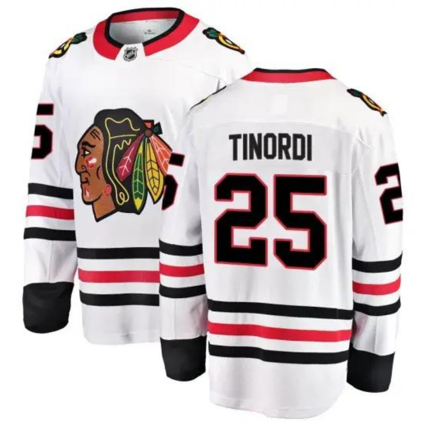 Jarred Tinordi Chicago Blackhawks 25 Jersey