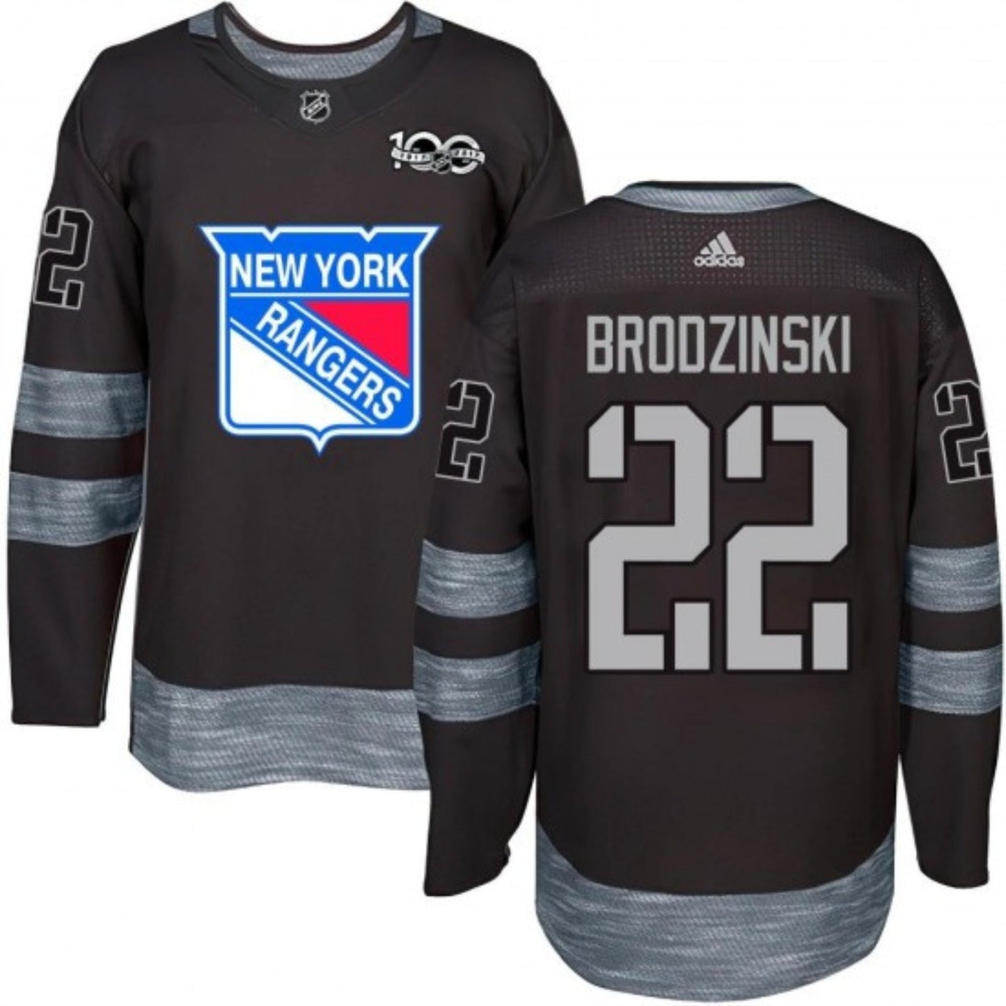 Jonny Brodzinski New York Rangers 22 Jersey