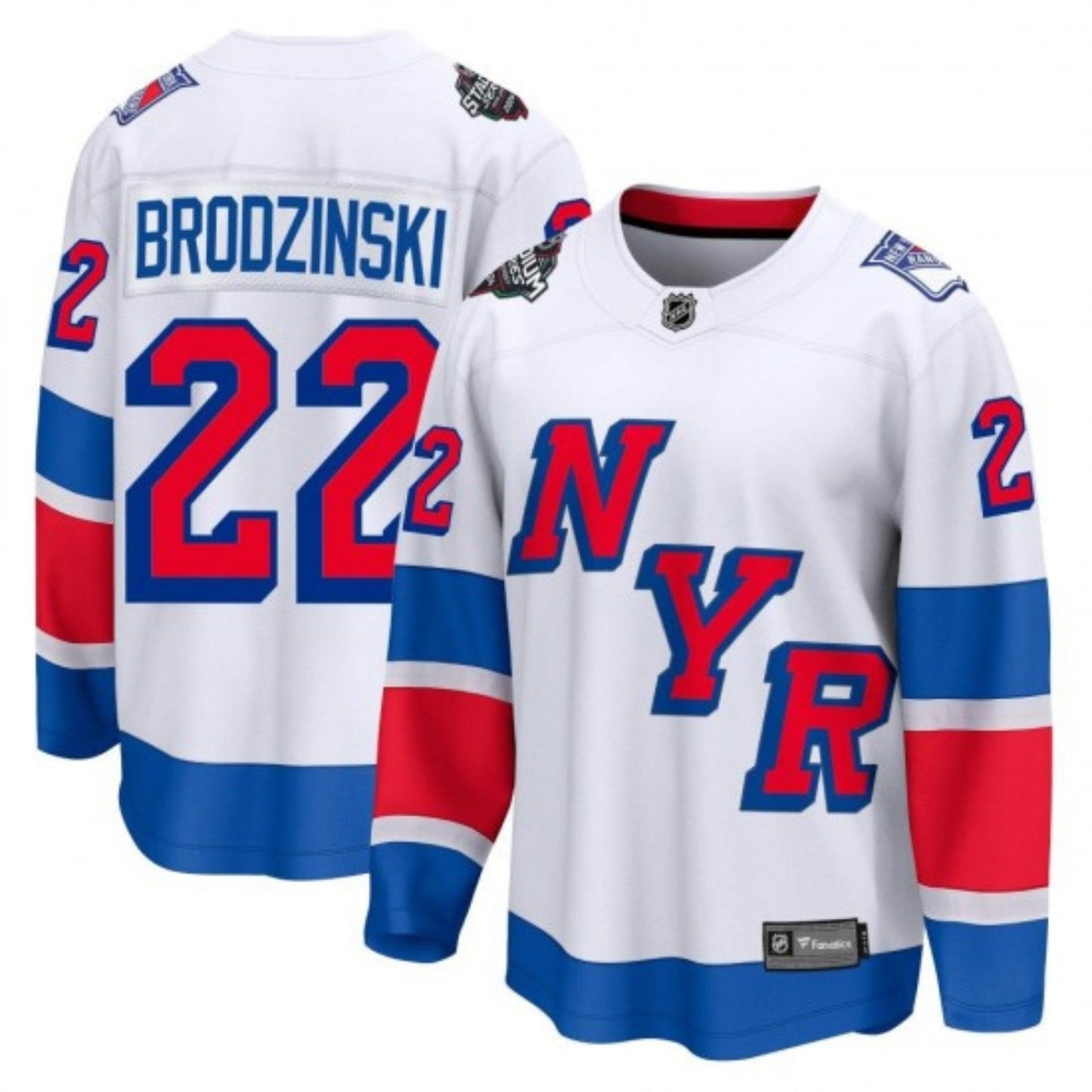 Jonny Brodzinski New York Rangers 22 Jersey