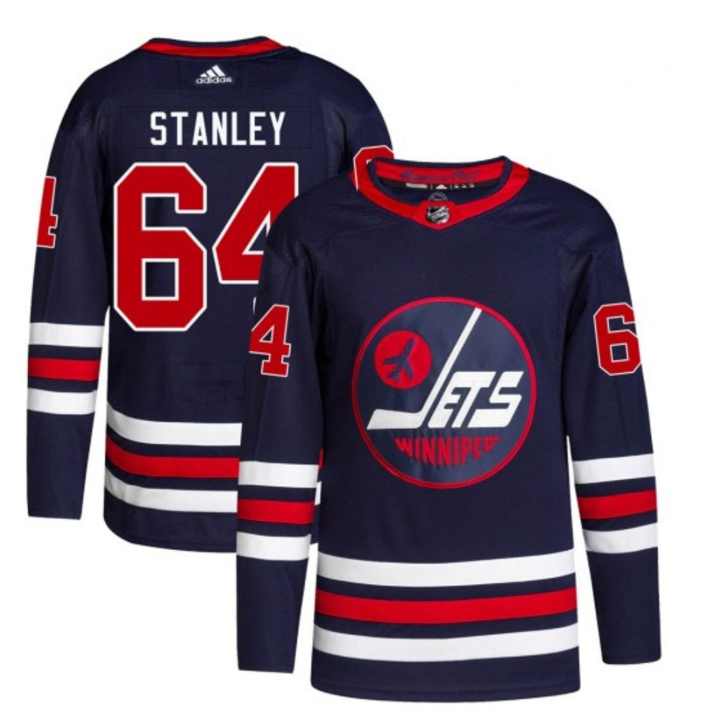 Logan Stanley Winnipeg Jets 64 Jersey