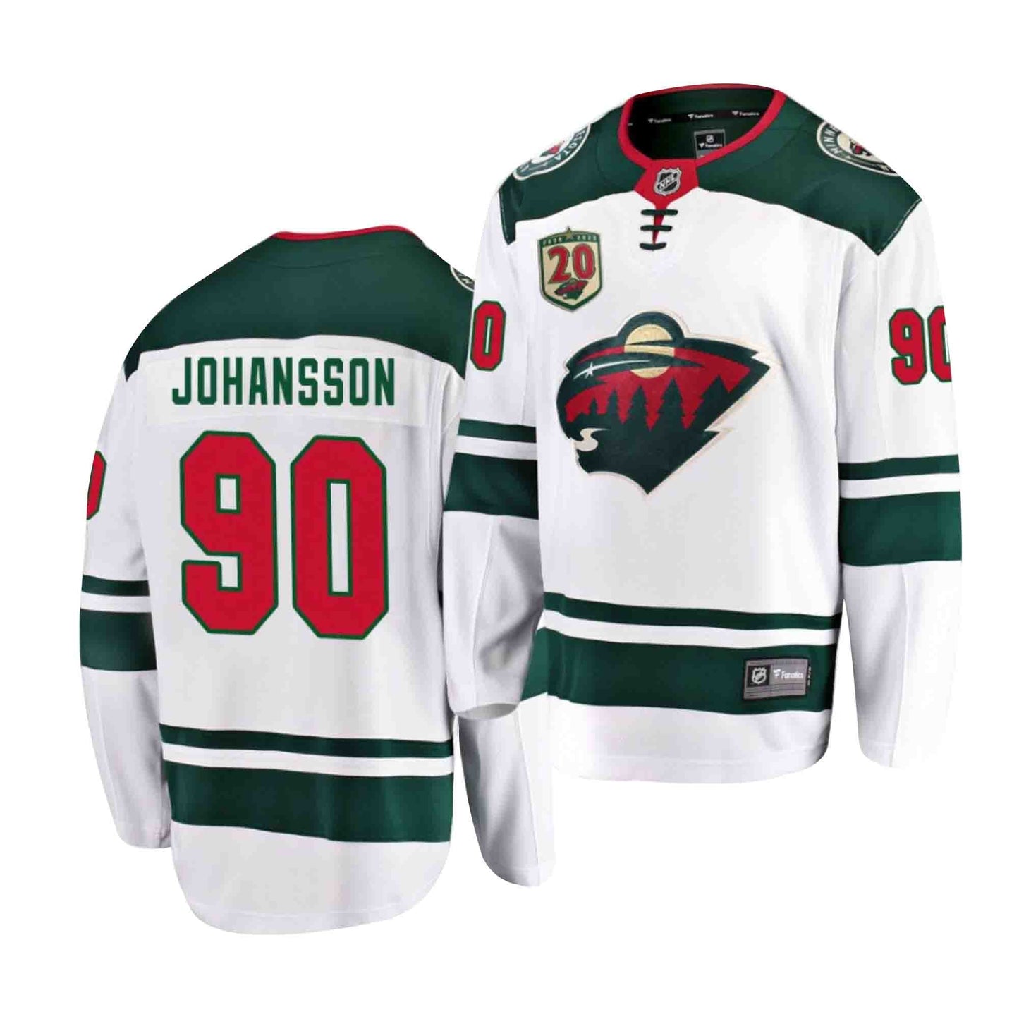 Marcus Johansson Minnesota Wild 90 Jersey