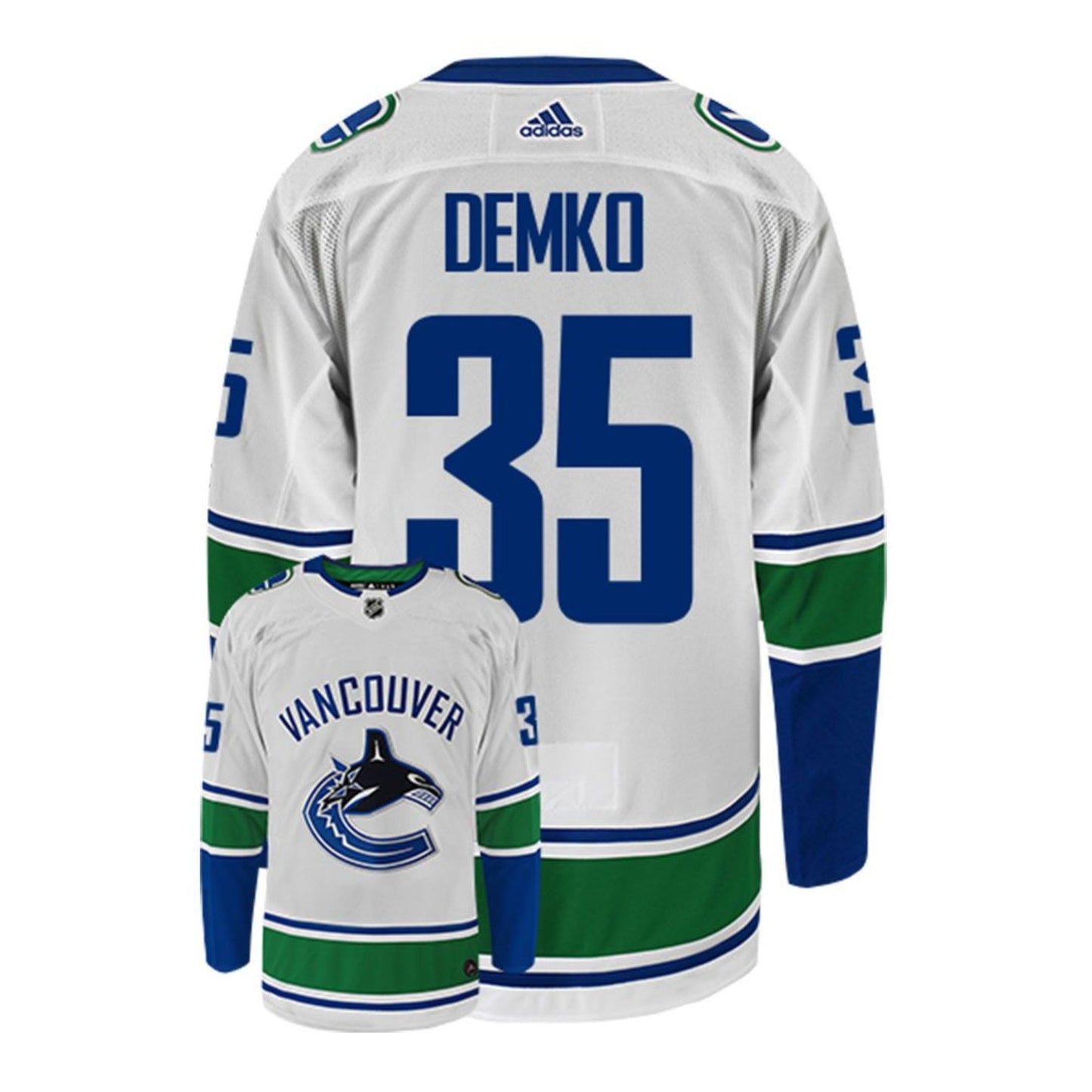 Thatcher Demko Vancouver Canucks 35 Jersey