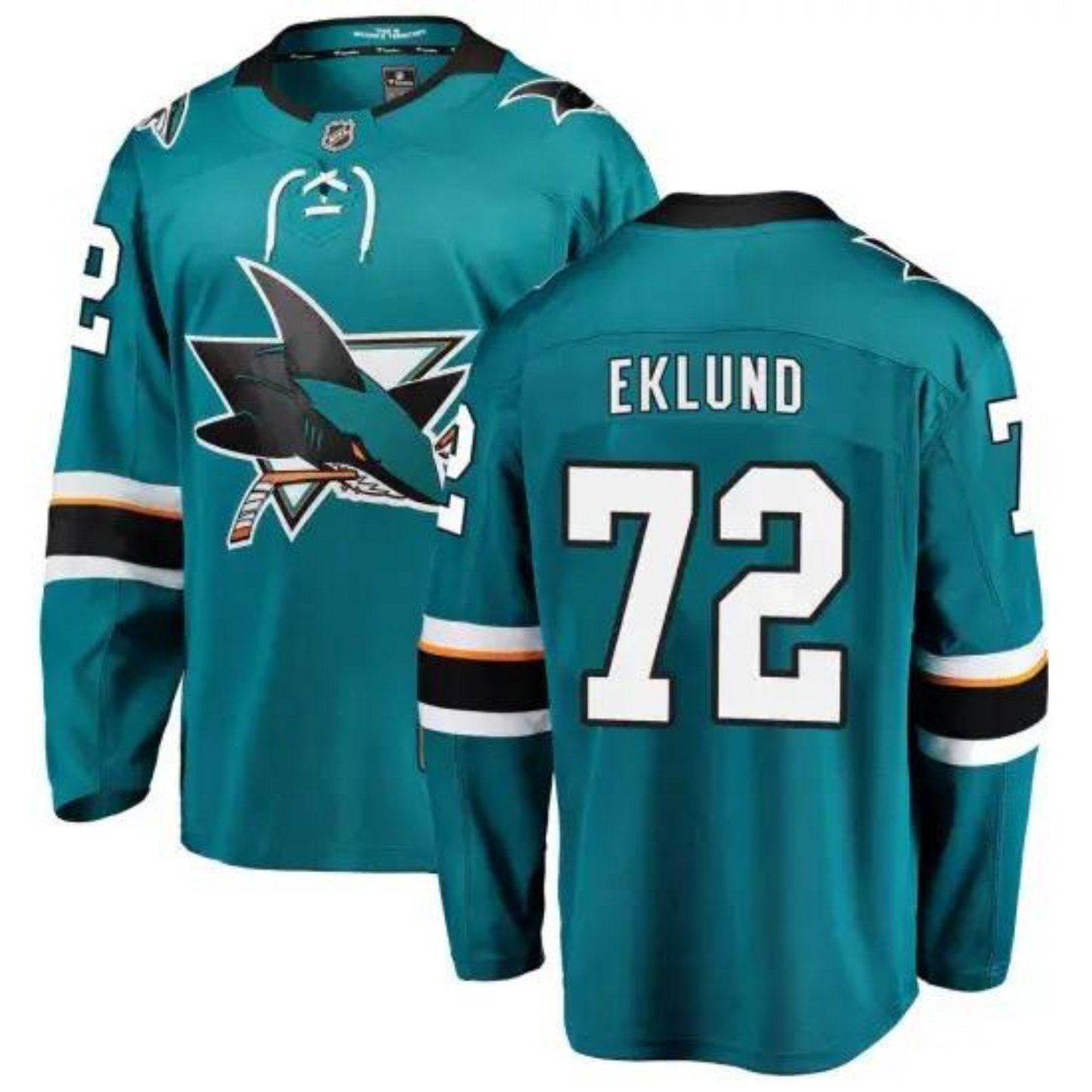 William Eklund San Jose Sharks 72 Jersey