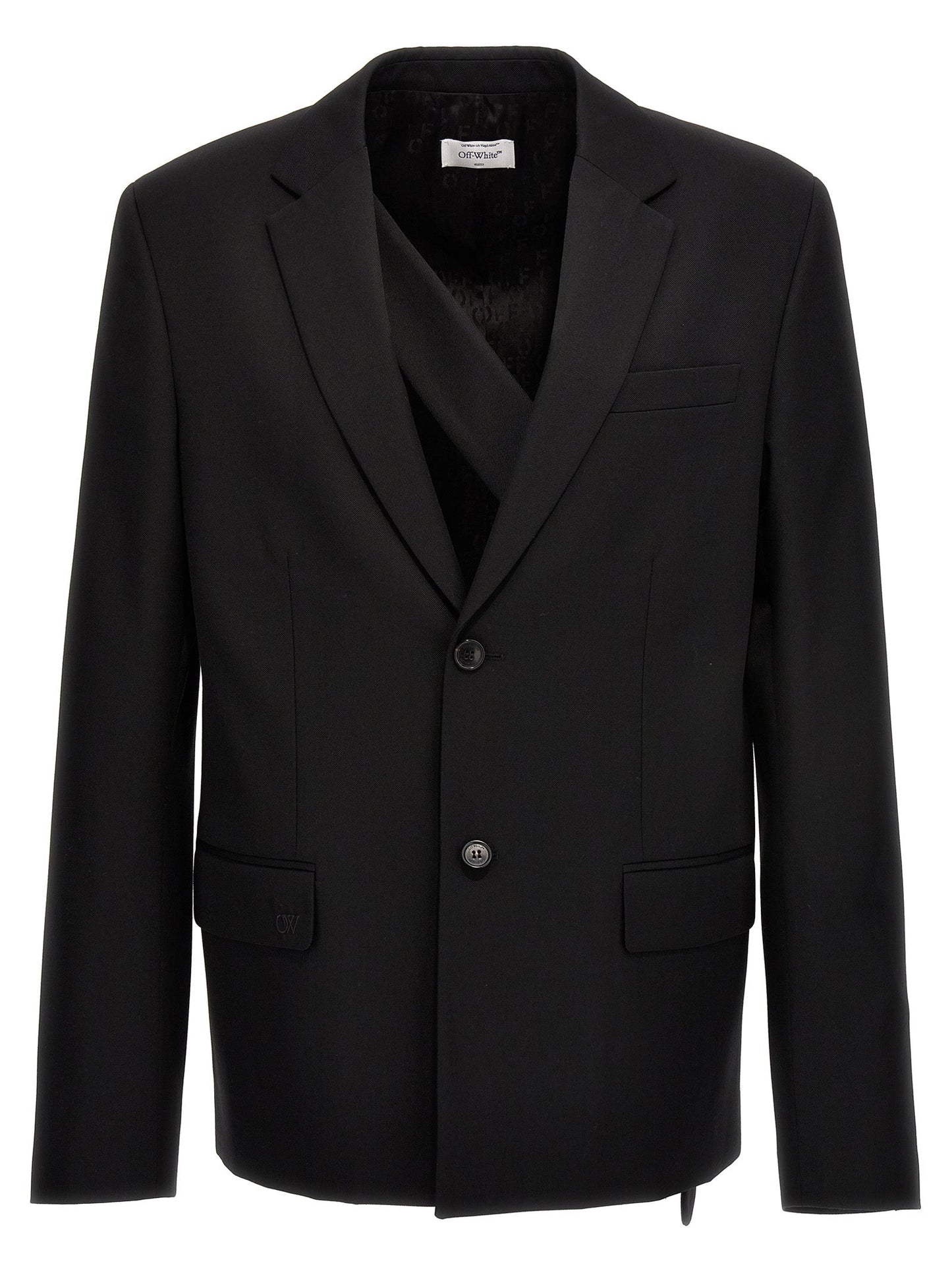Off-White Men 'Ow Embroidery' Blazer
