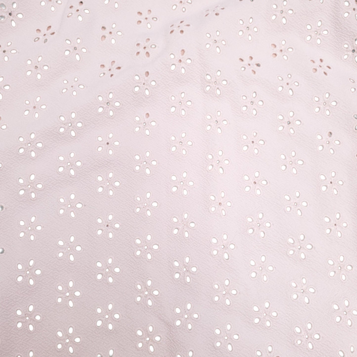 PEONY WHITE EYELET ONE-PIECE SWIMSUIT - SIZE M