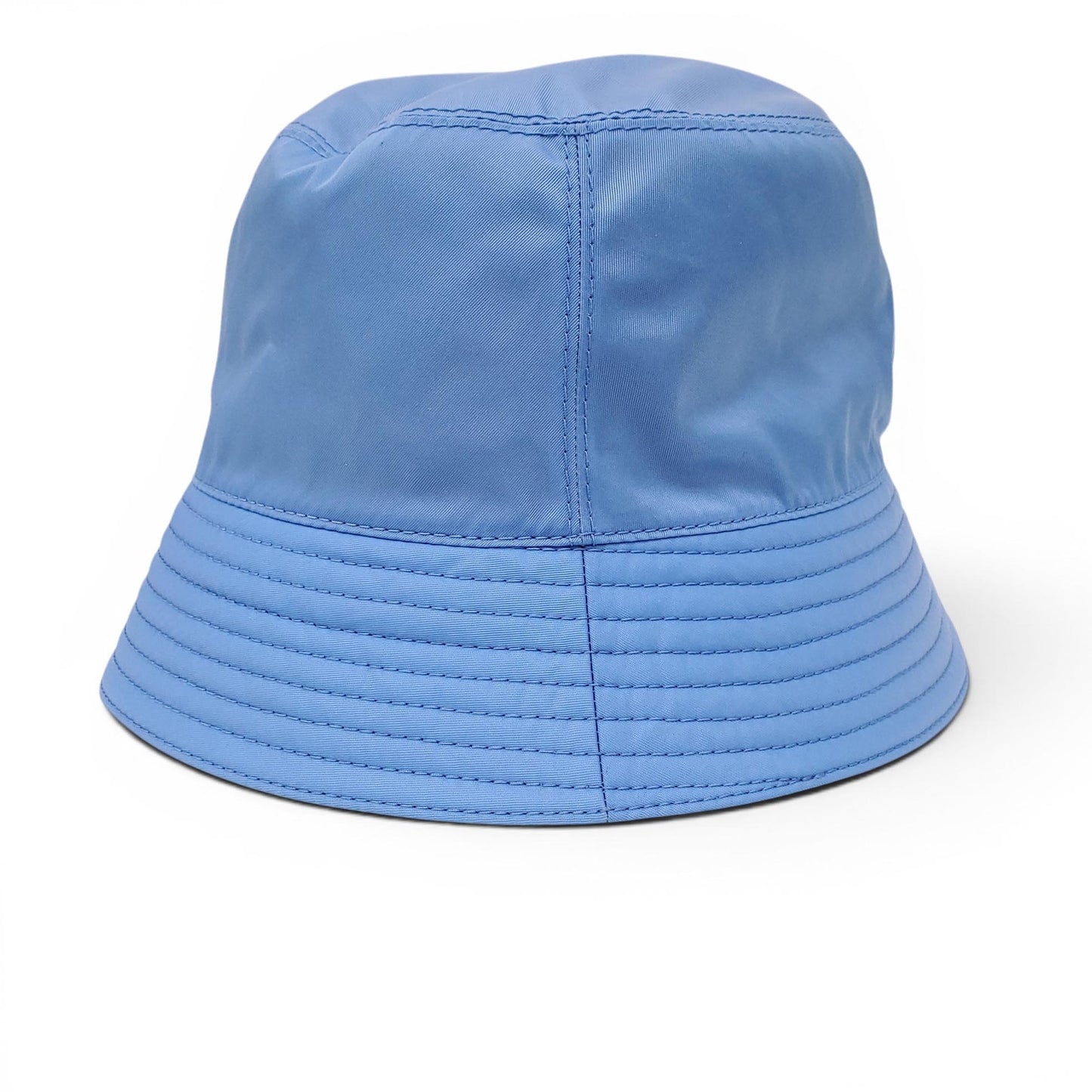 PRADA BABY BLUE RE-EDITION NYLON BUCKET HAT- SIZE M