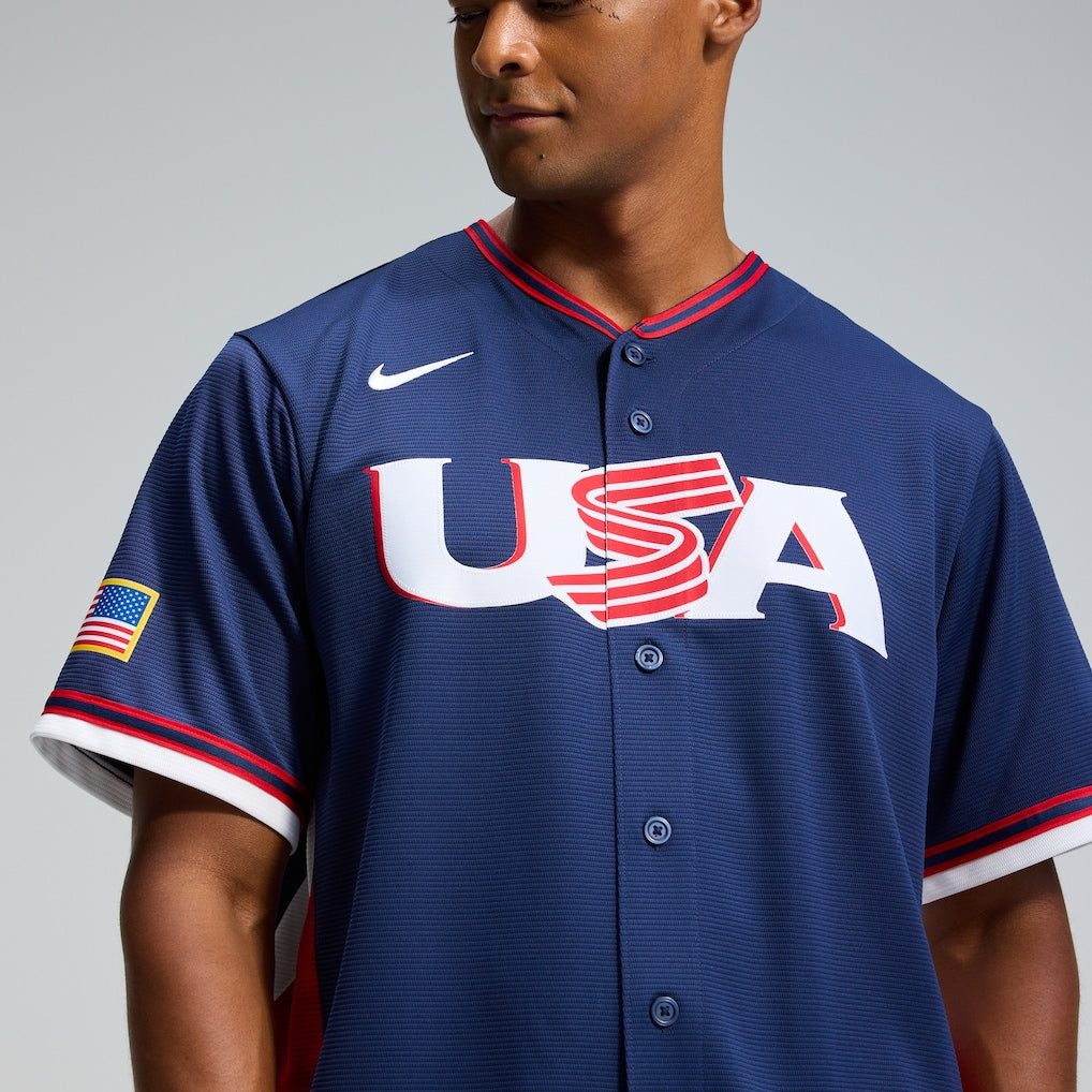 USA Baseball Cal Raleigh Navy Baseball Classic Jersey