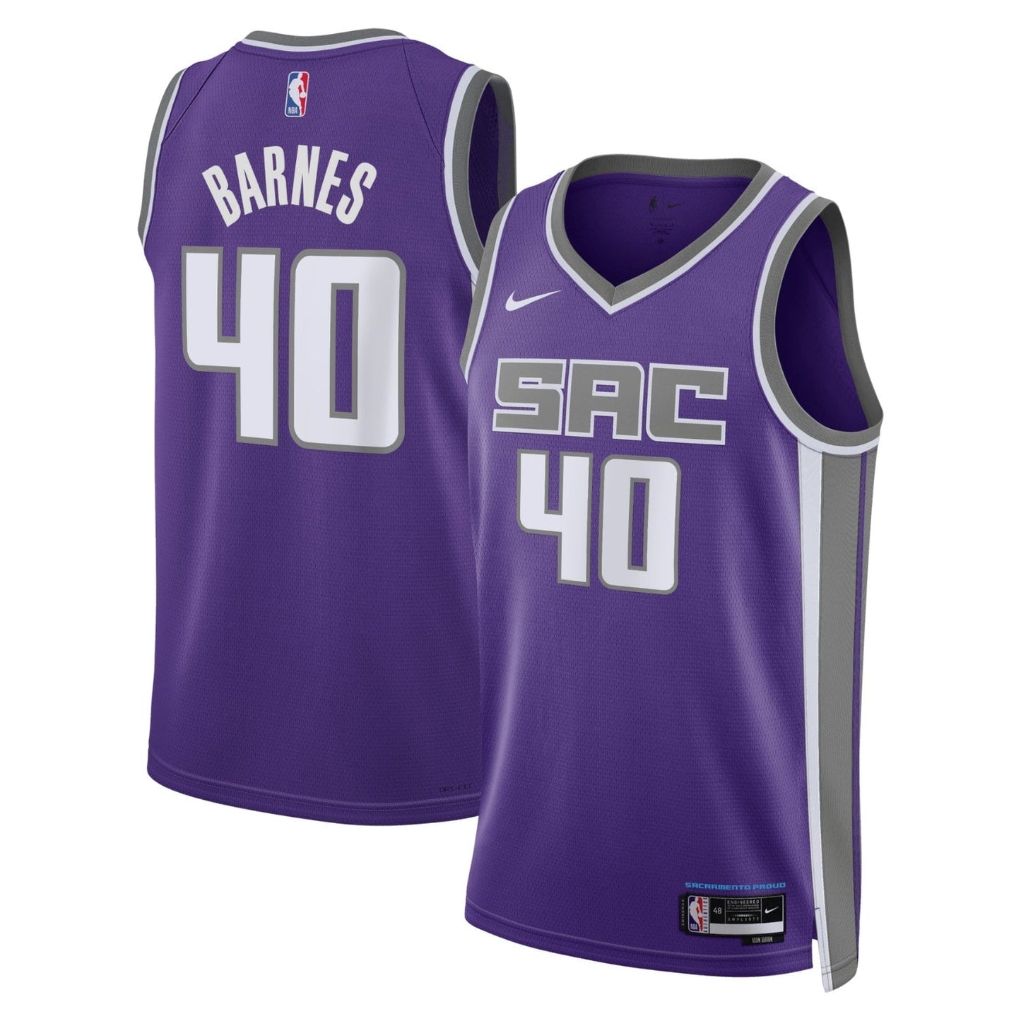 Harrison Barnes Sacramento Kings 40 Jersey