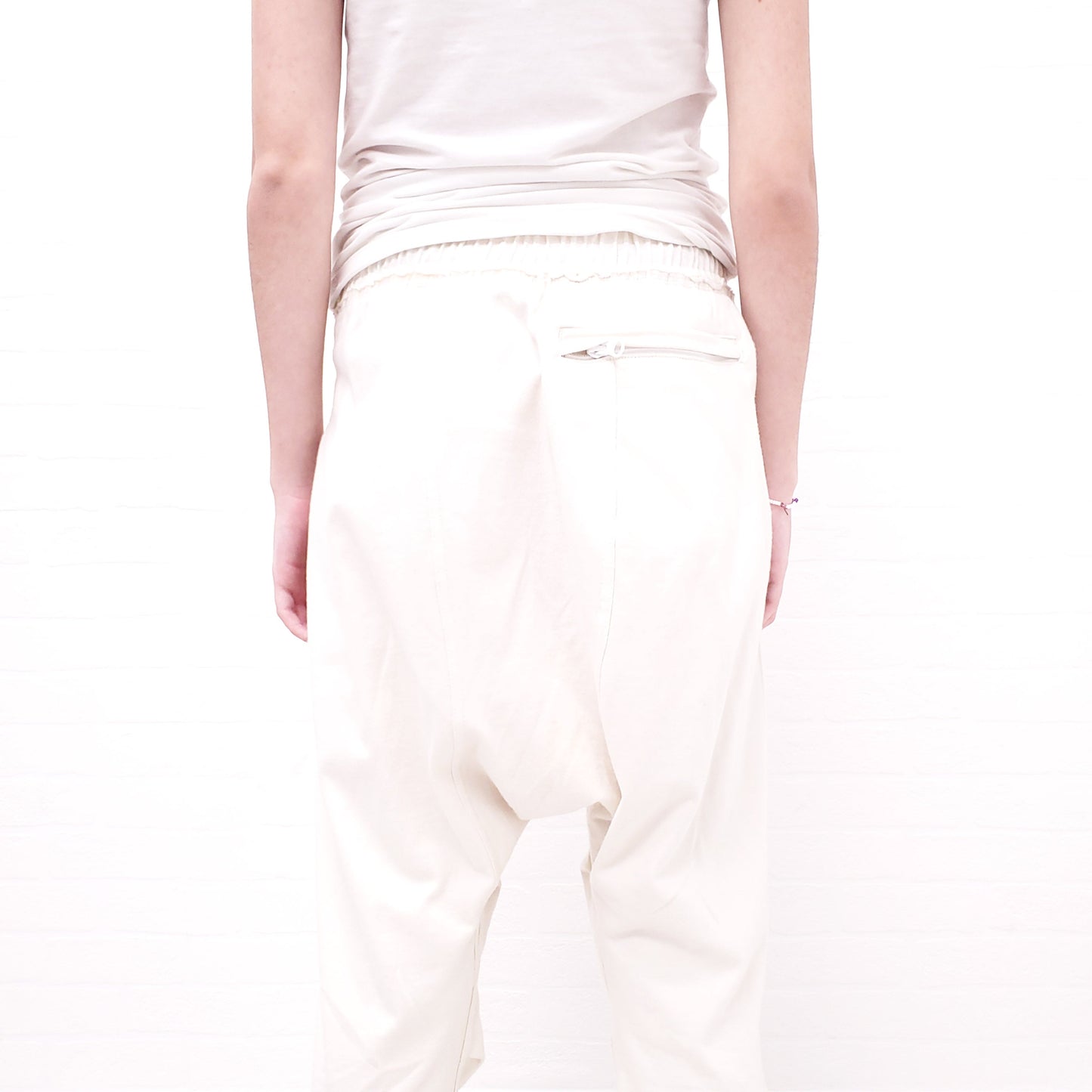 R13 CREAM HAREM SWEATPANTS - SIZE XS