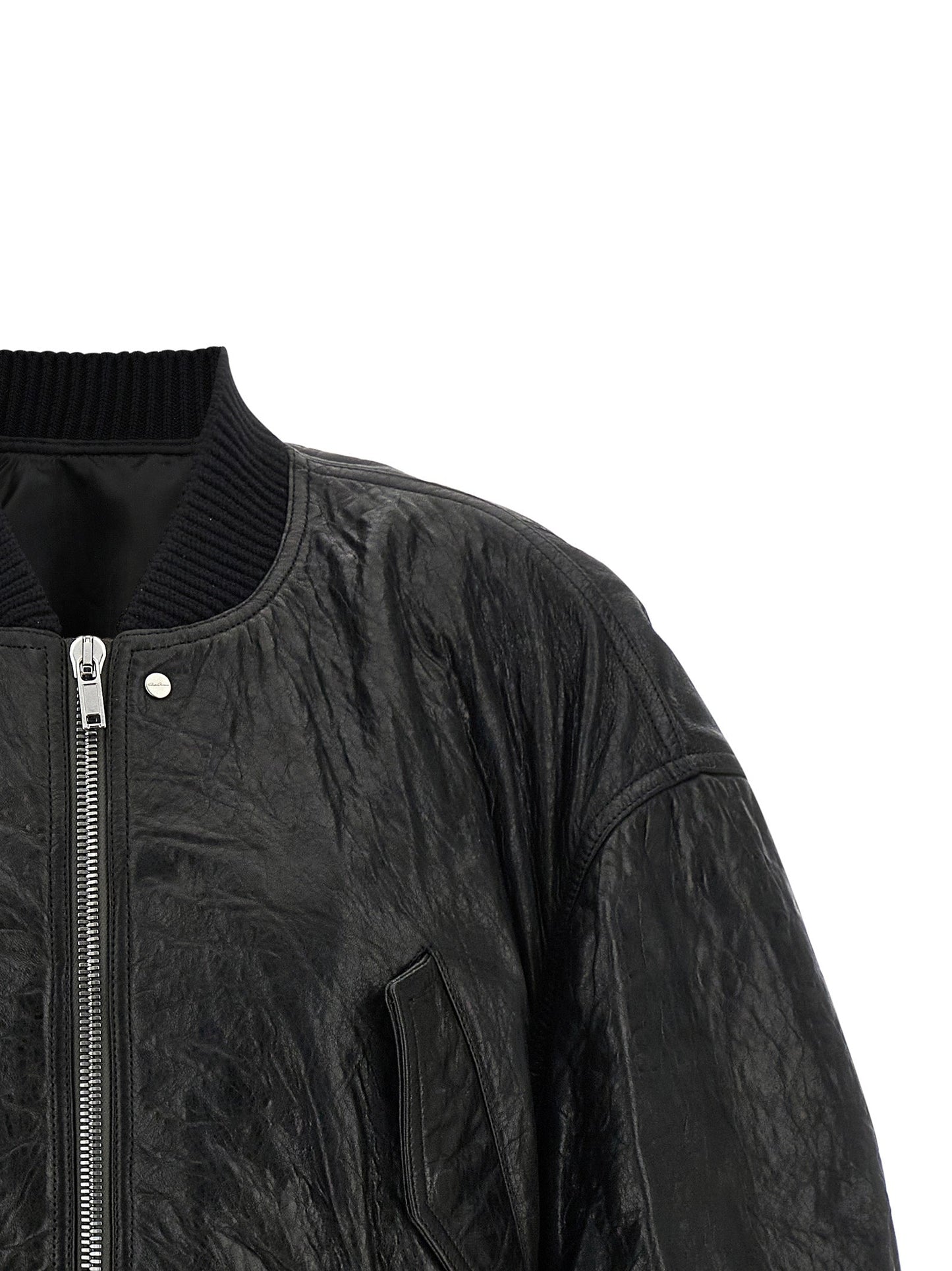 Rick Owens Women 'Secchia Cropped Flight' Bomber Jacket