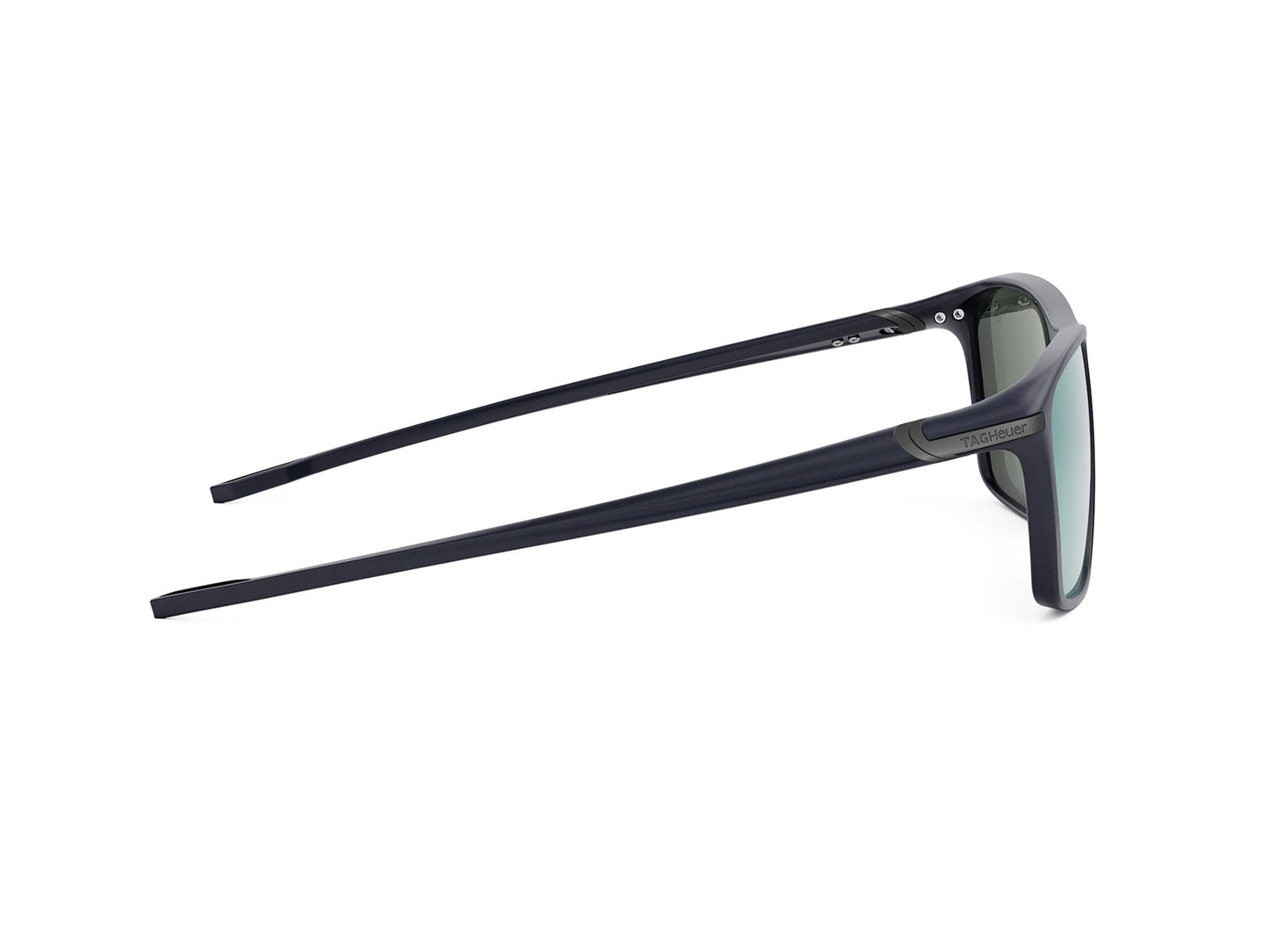Blue Rectangular Injected Sunglasses
