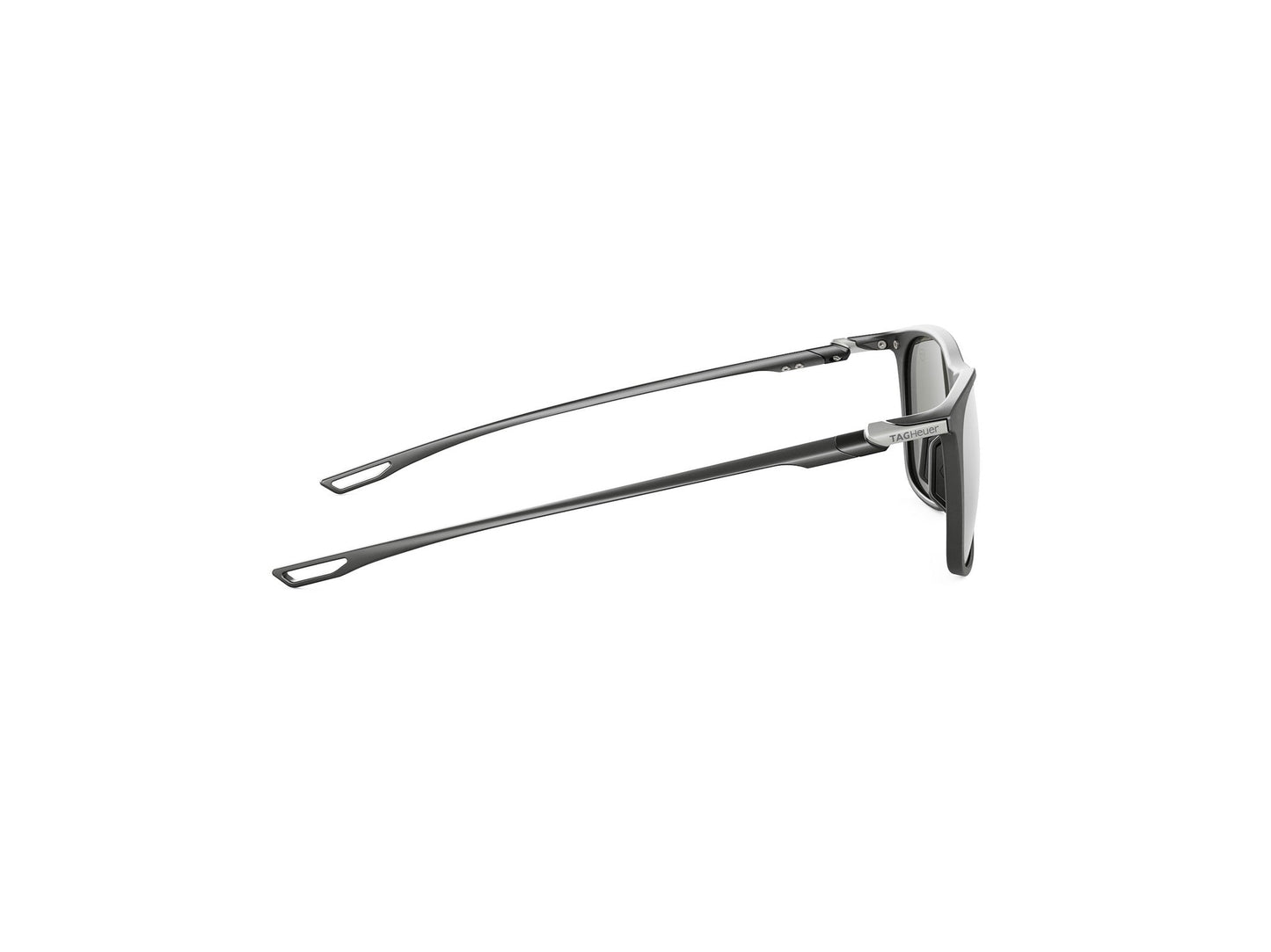 Ultramatte Black Rectangular Injected Sunglasses