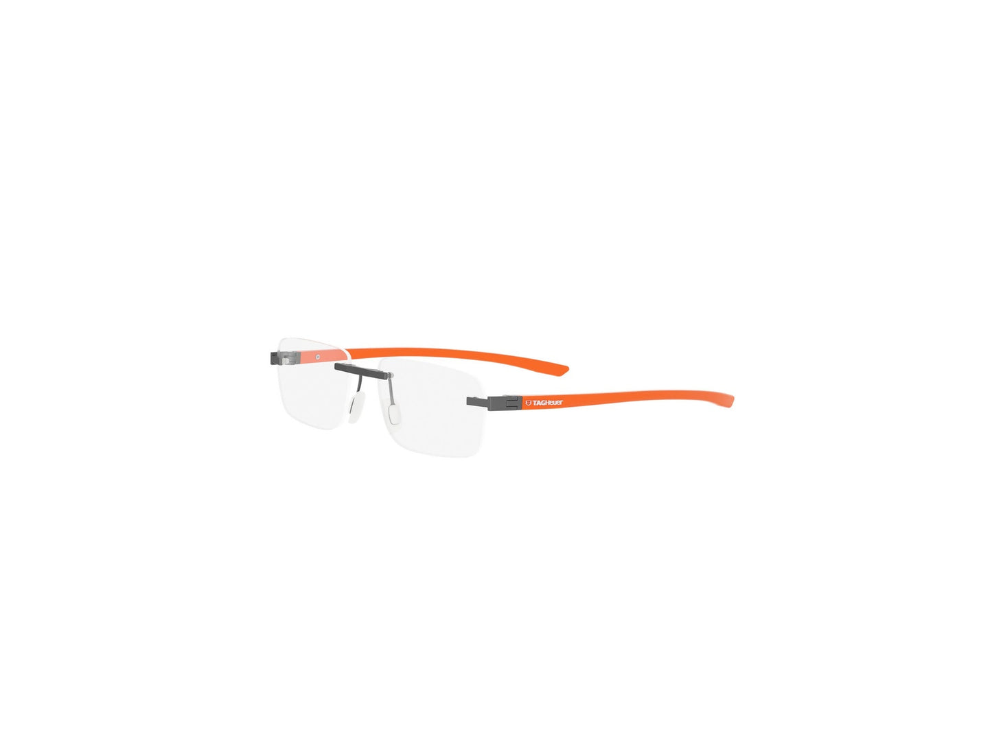 Matte Rectangular Metal Eyeglasses