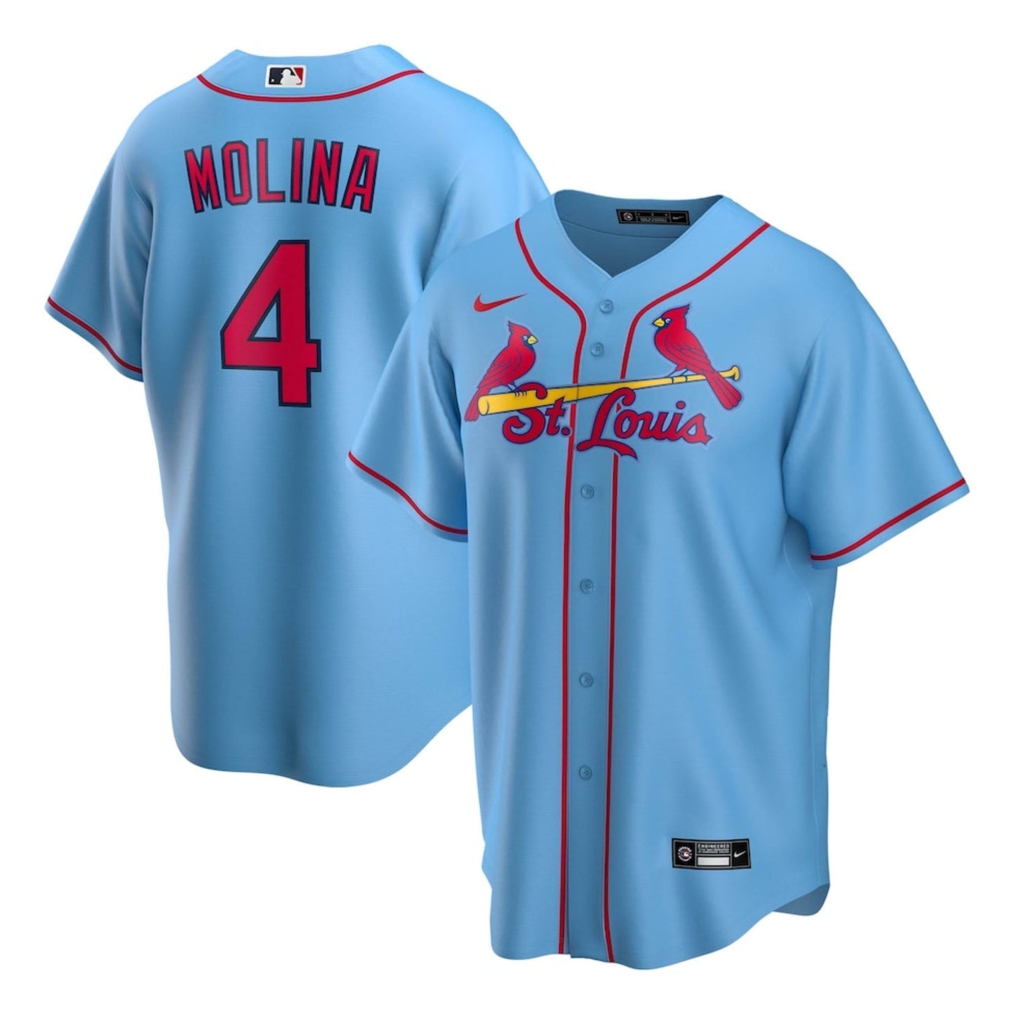 Yadier Molina St. Louis Cardinals 4 Jersey