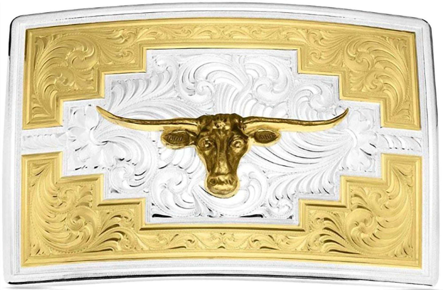 Men's Santa Fe Sunrise Buckle In Silver/gold